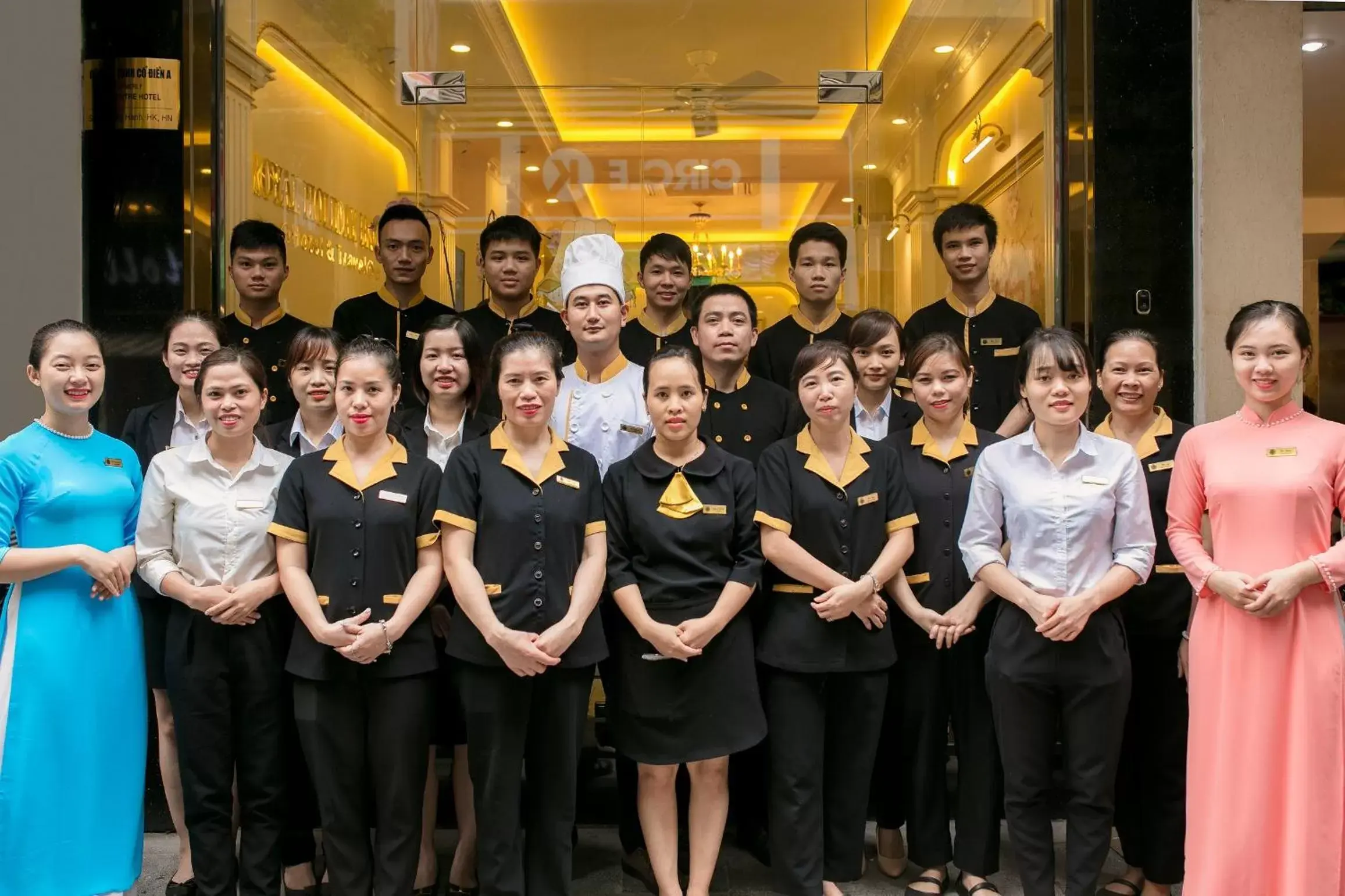 Staff in Hanoi Hotel Royal