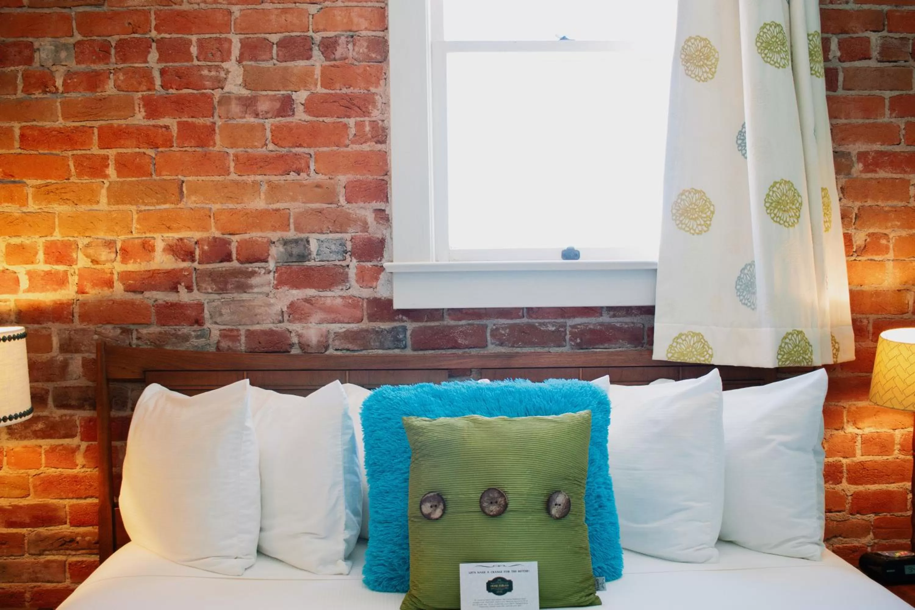 Decorative detail, Bed in Grand Highland Hotel