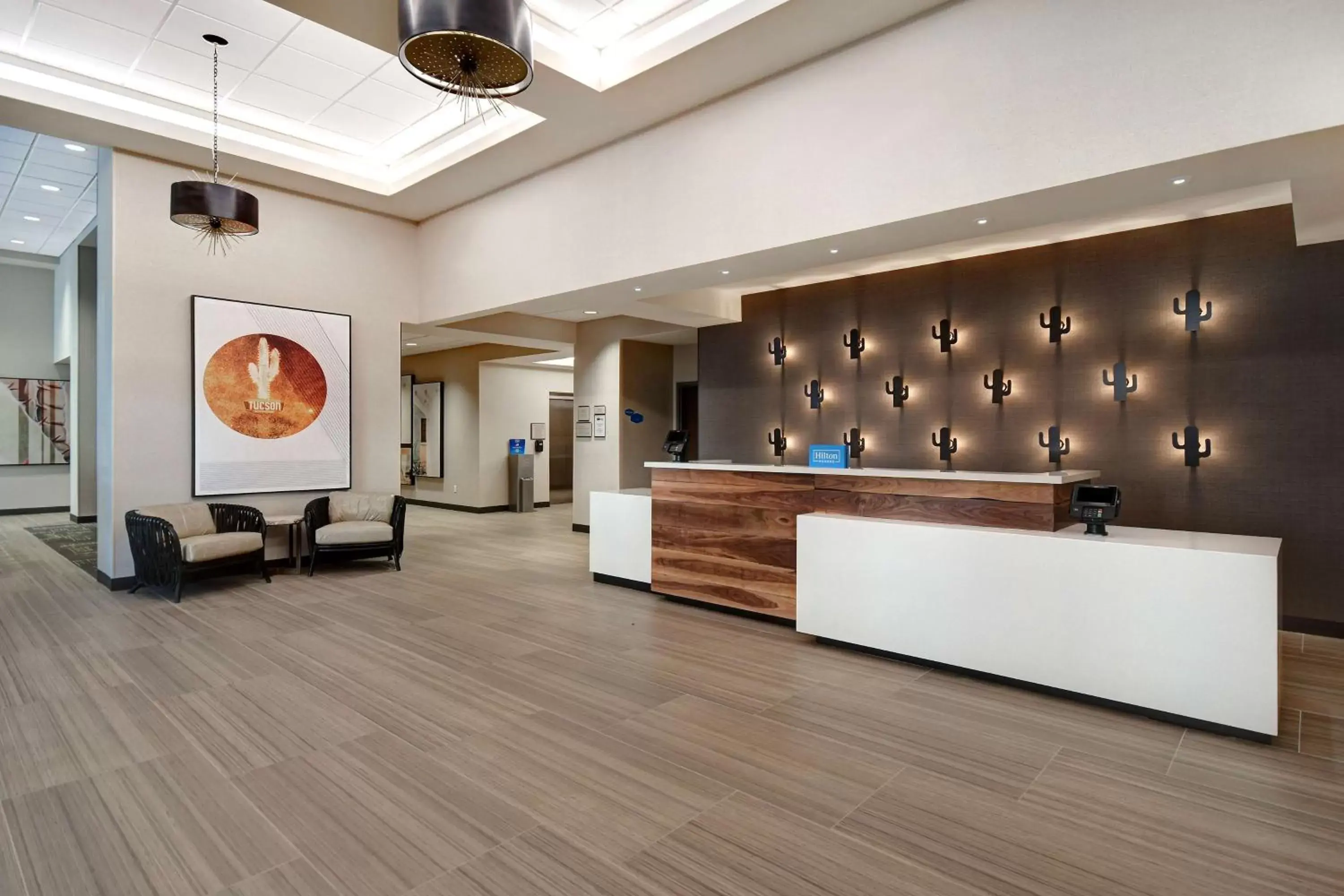 Lobby or reception in Hampton Inn Tucson Downtown, Az Lobby or reception in Hampton Inn Tucson Downtown, Az