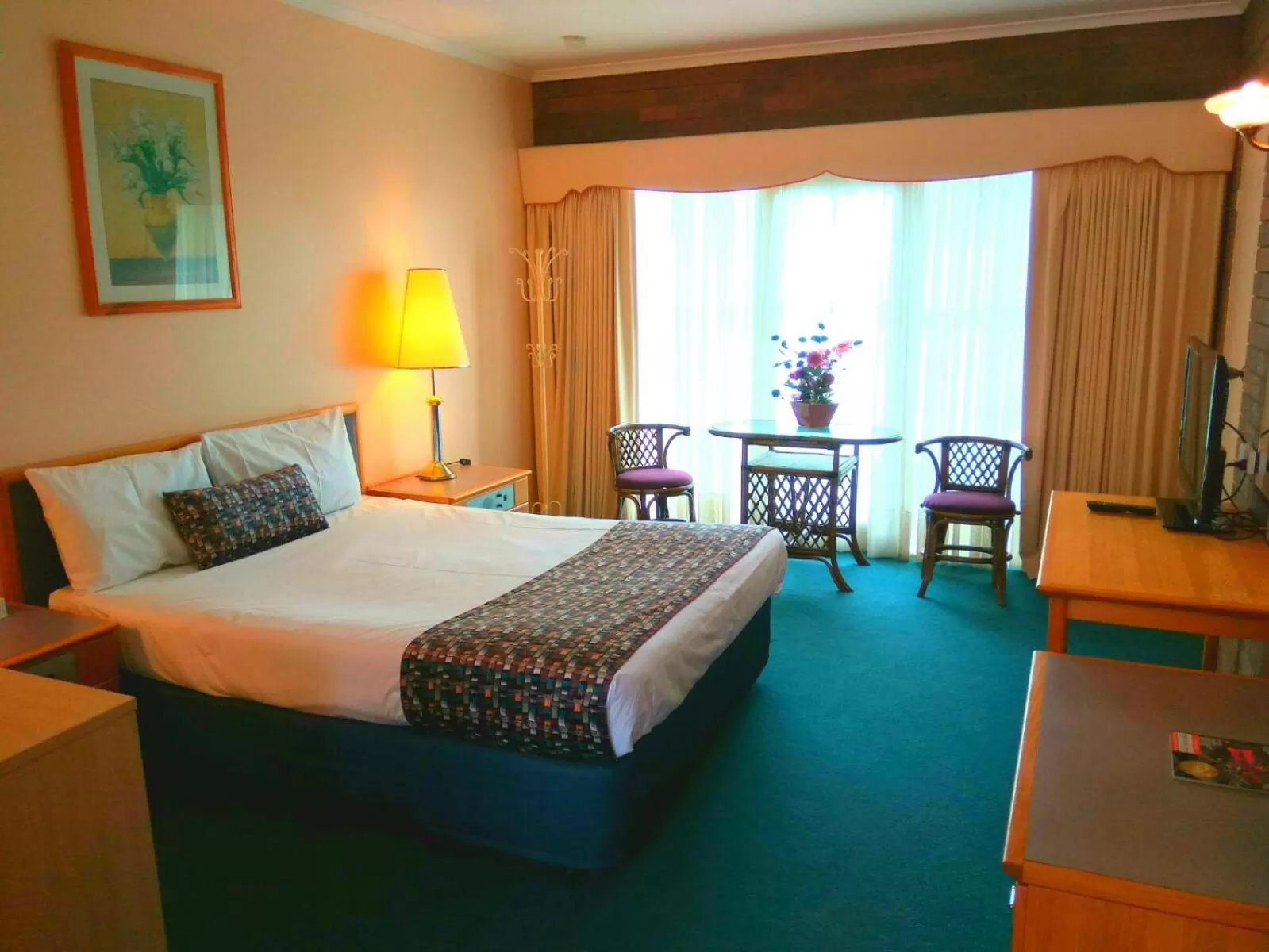 Bedroom, Bed in Australia Park Motel