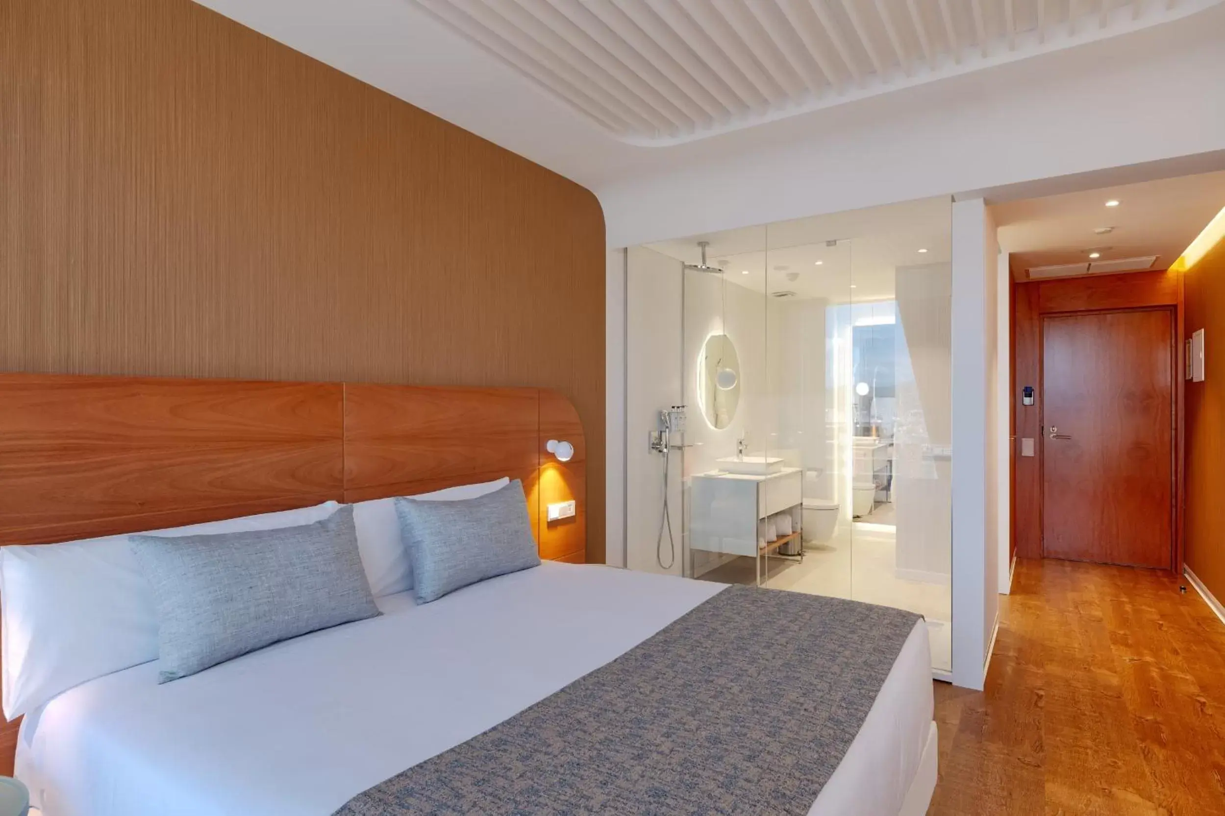 Bedroom, Bed in Hotel Marina Badalona