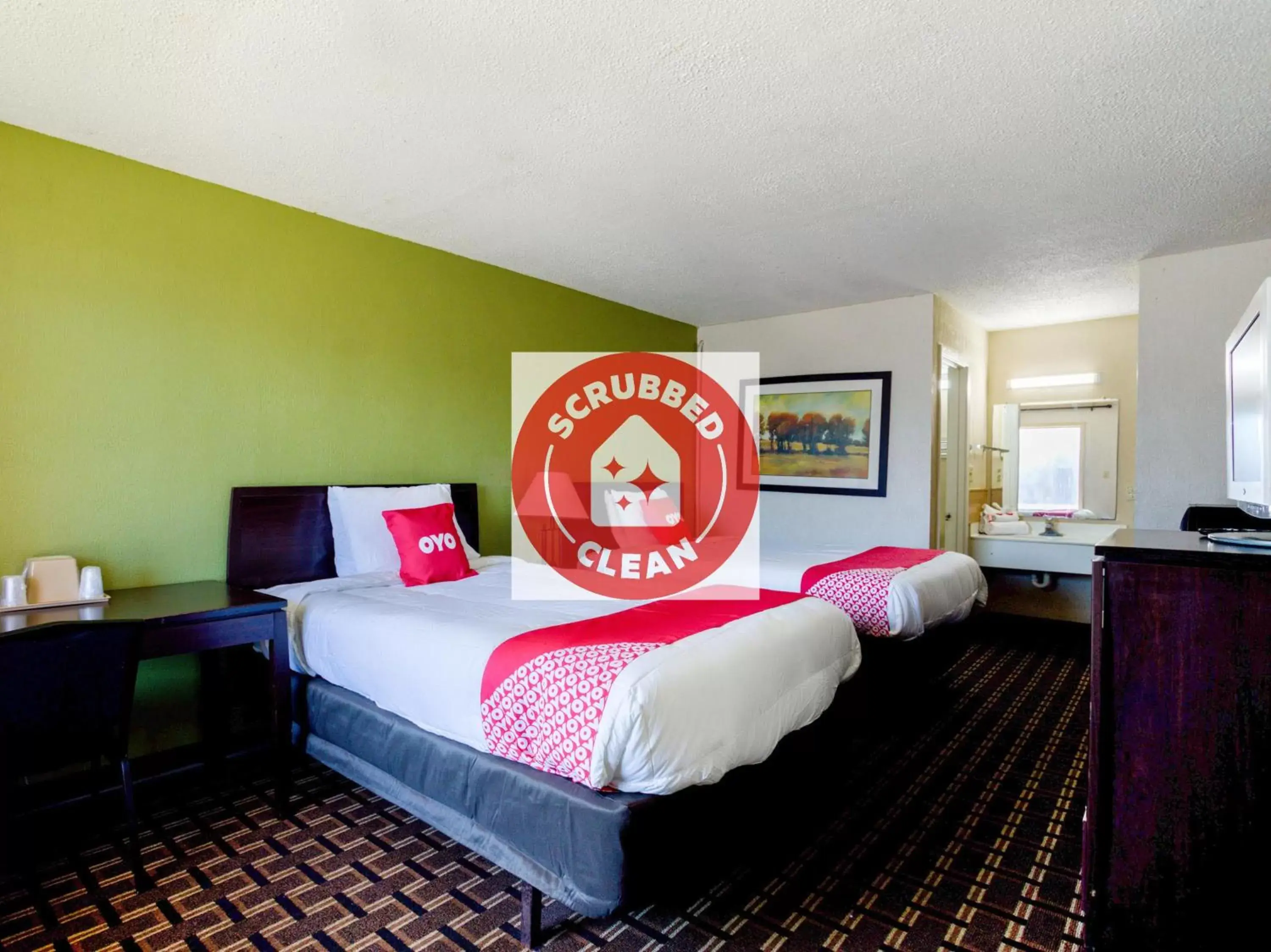 Double Room with Two Double Beds Smoking in OYO Hotel Pensacola I-10 & Hwy 29