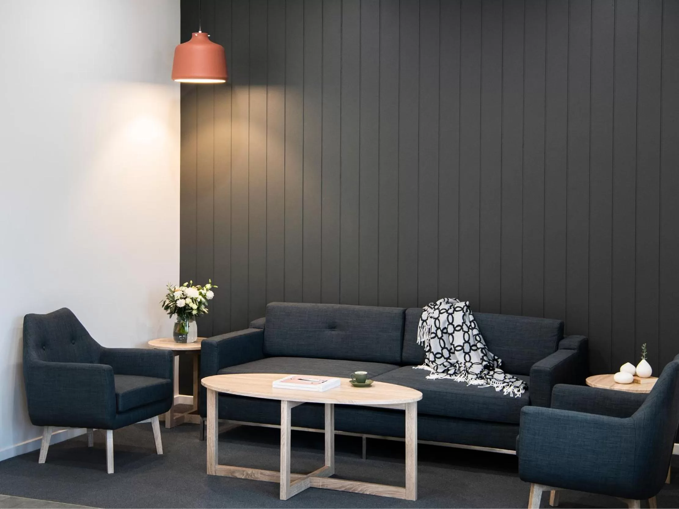 Seating area in Abode Kingston