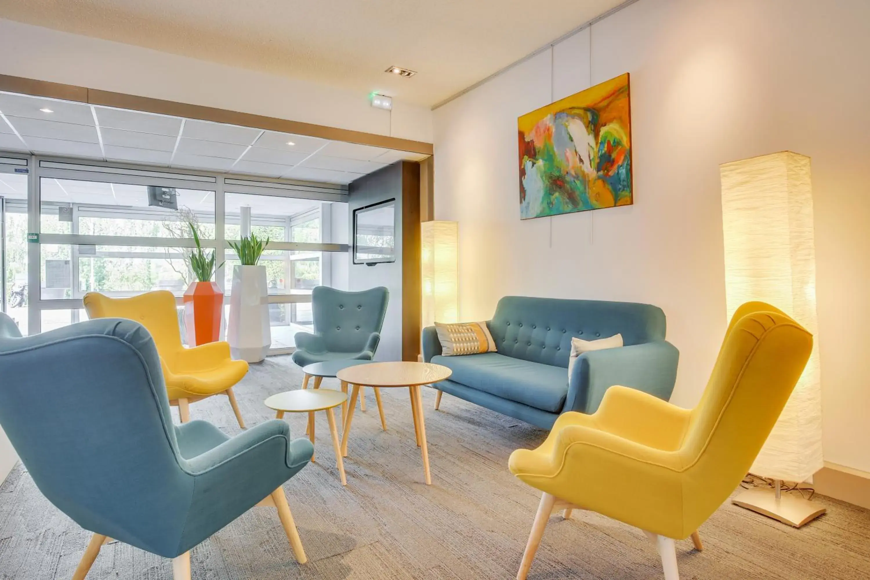 Lobby or reception, Seating Area in Novotel Poissy Orgeval