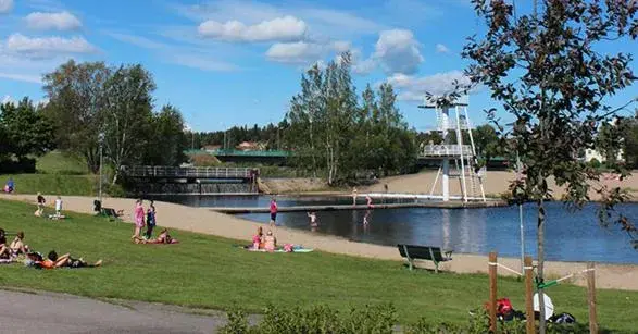 Beach, Swimming Pool in Grand Hotell Bollnäs