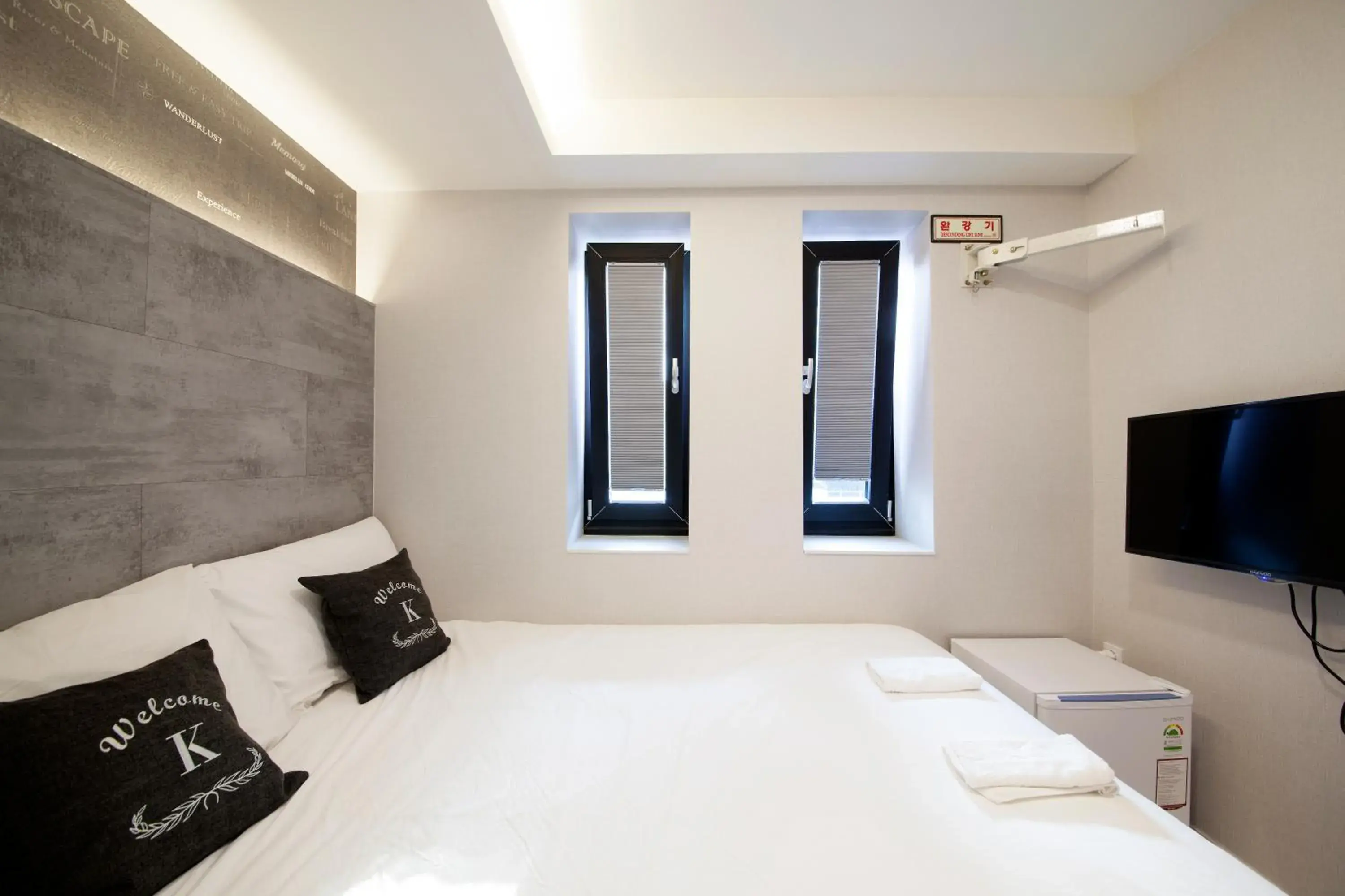 Bed in K Guesthouse Seomyeon