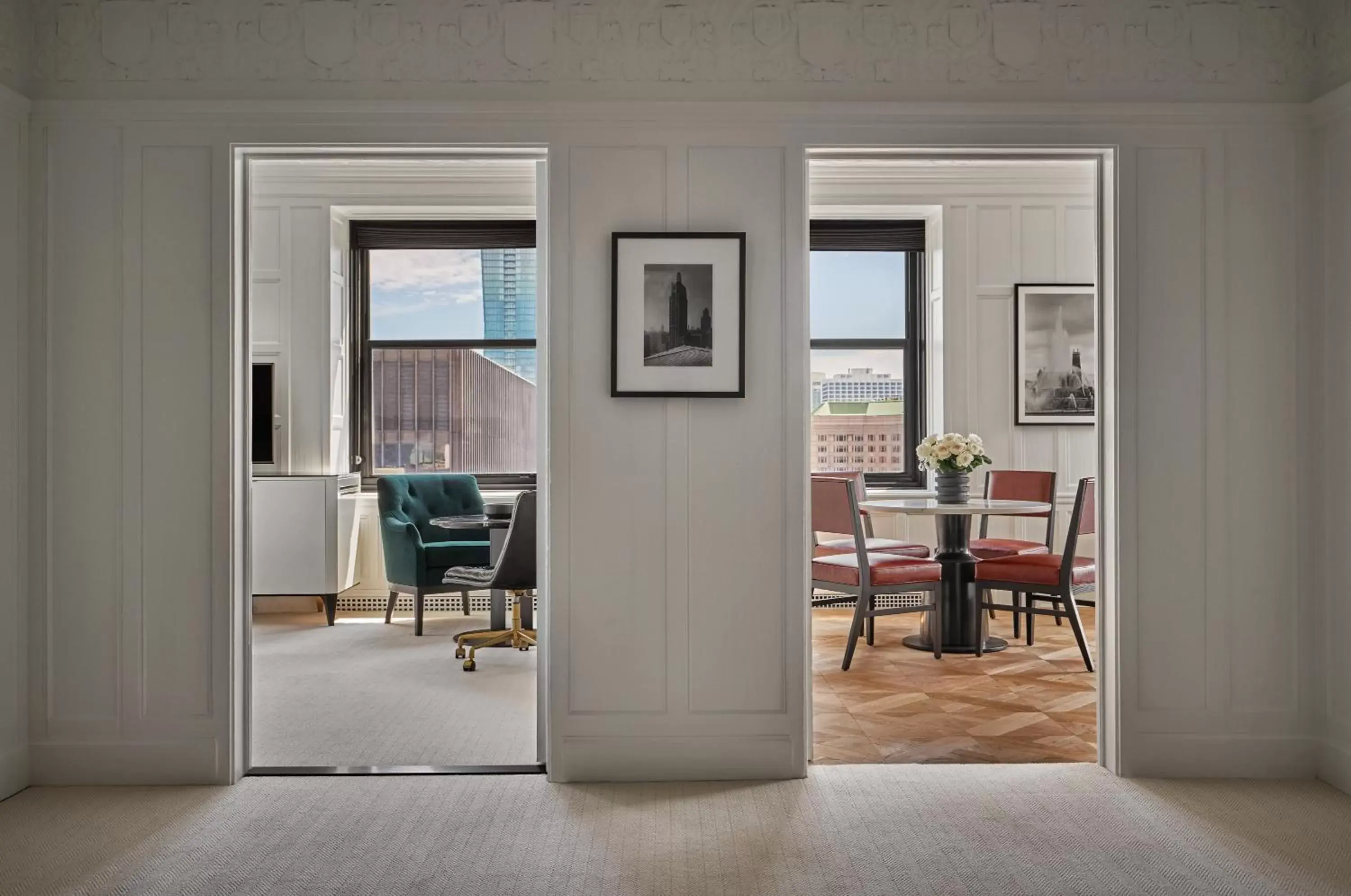 Living room in Pendry Chicago