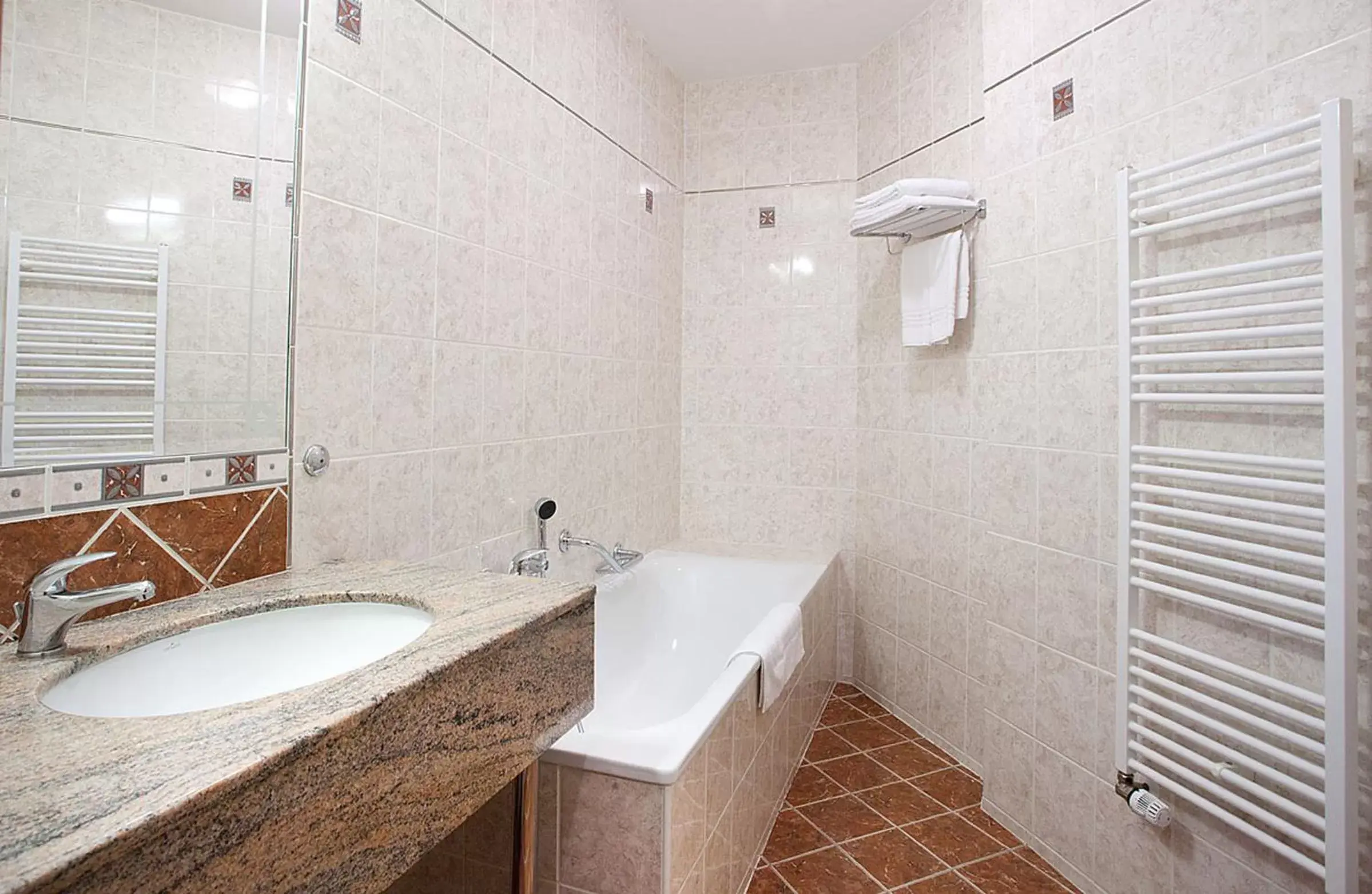 Bathroom in Hotel U Divadla