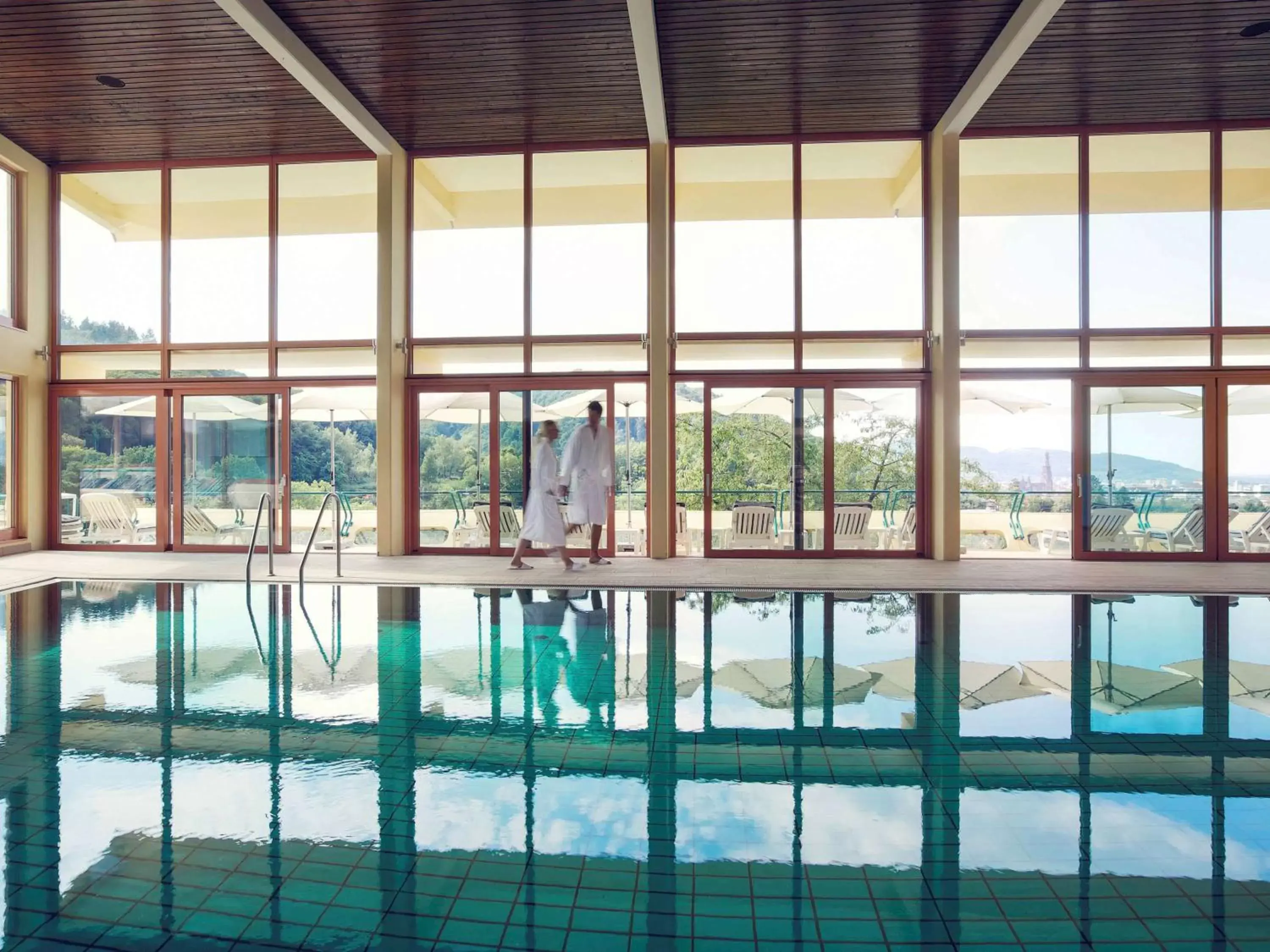 Property building, Swimming Pool in Mercure Hotel Panorama Freiburg