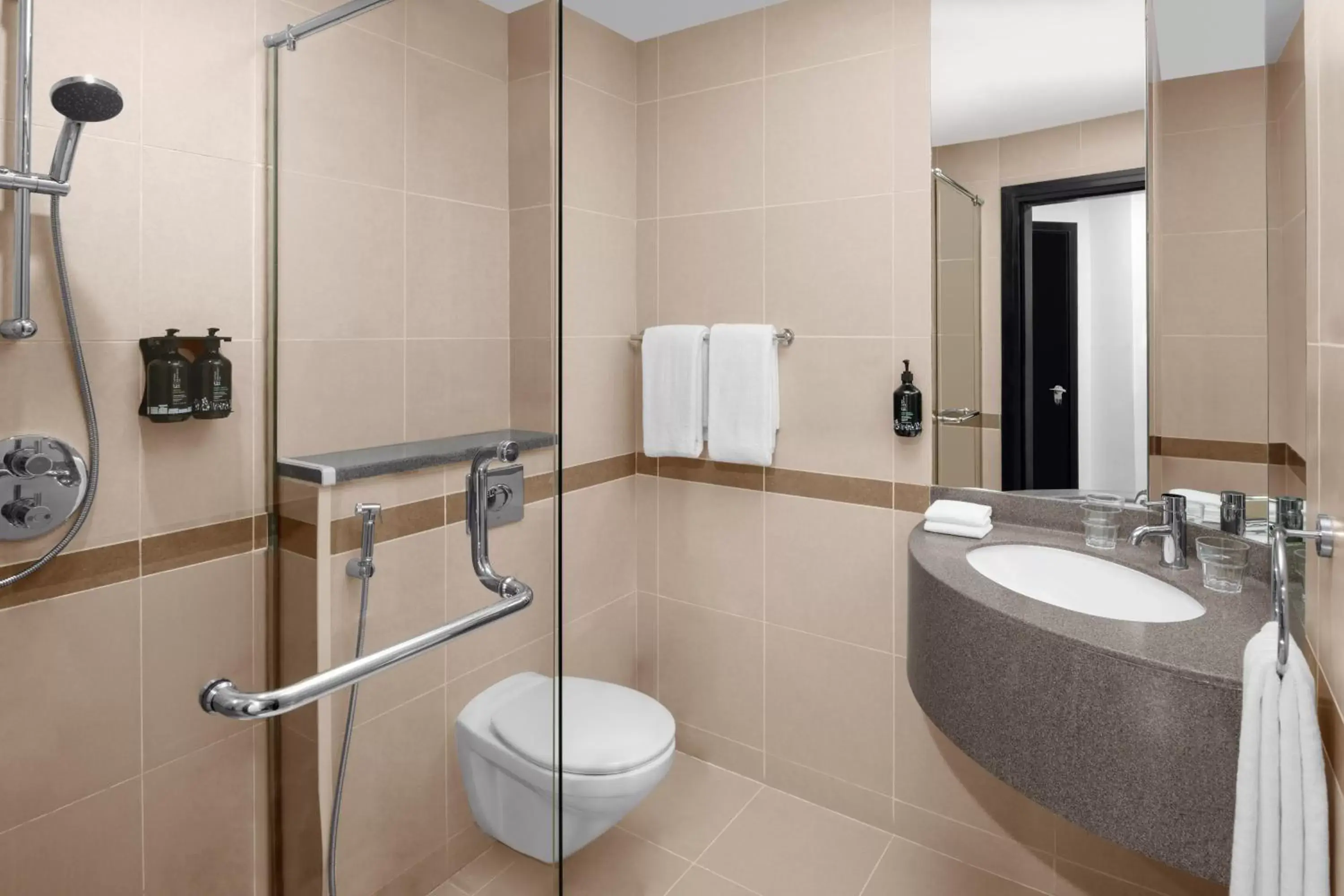 Bathroom in Holiday Inn Express Dubai Safa Park, an IHG Hotel