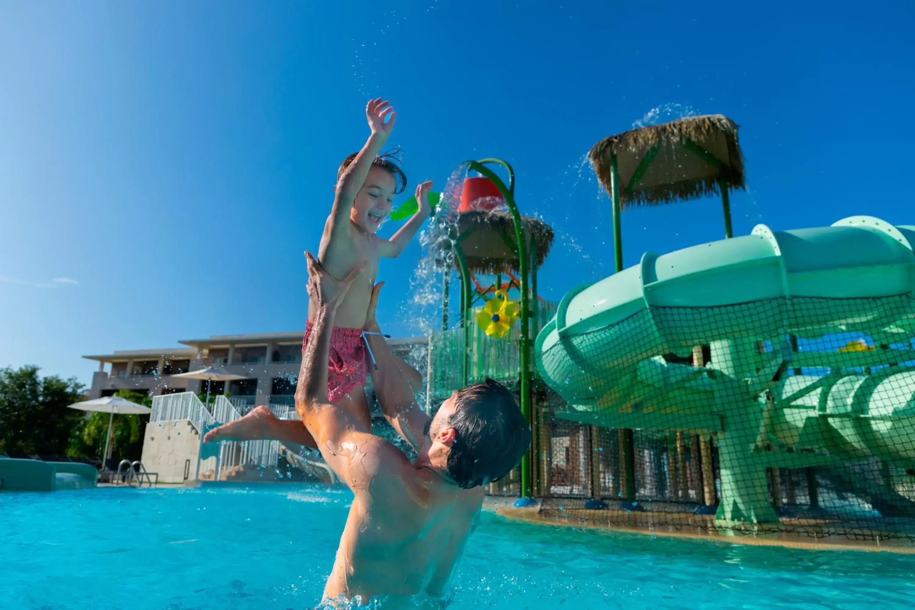 Aqua park, Swimming Pool in Paradisus Playa del Carmen All Inclusive