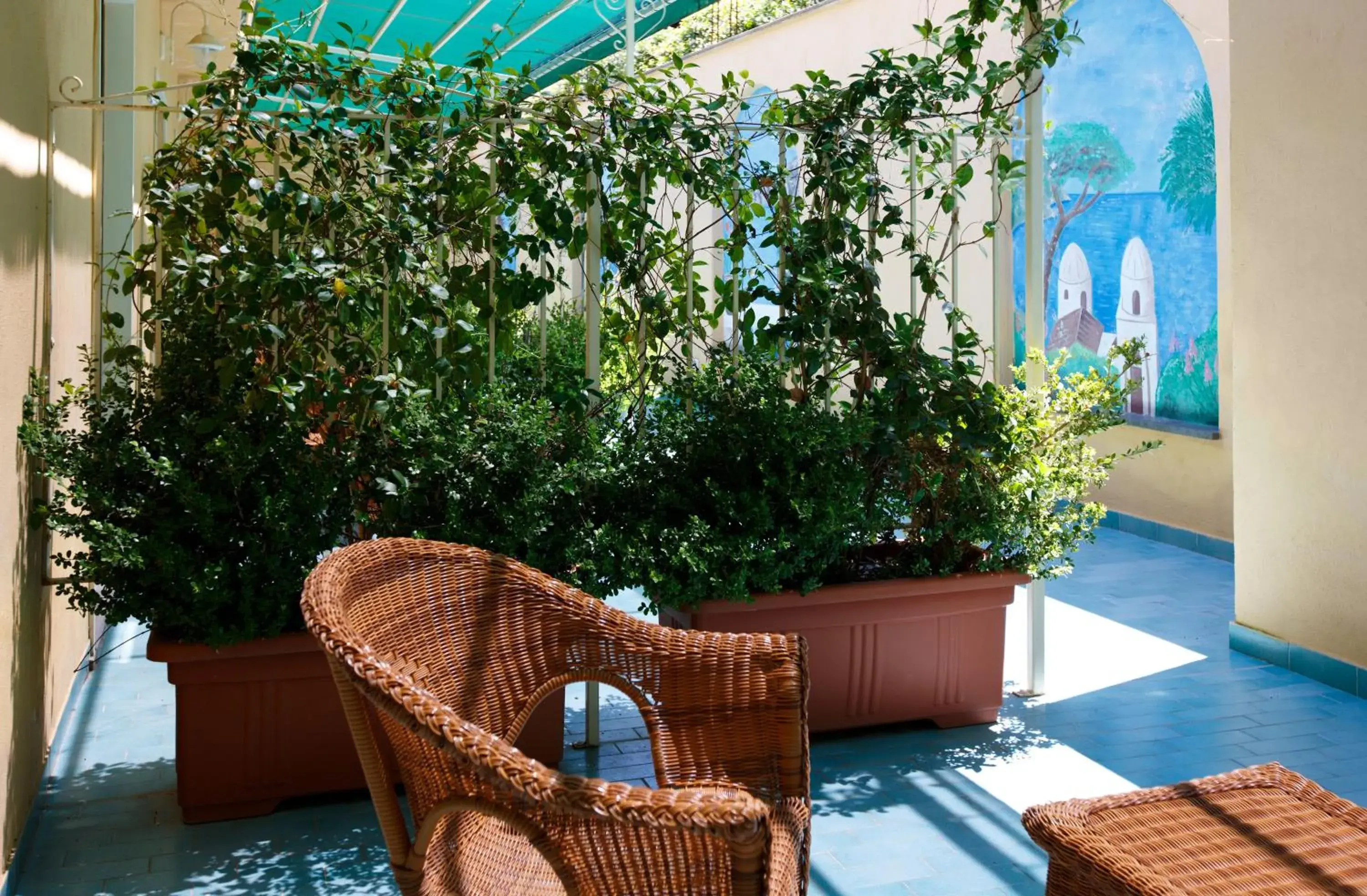 Patio in Johanna Park Hotel