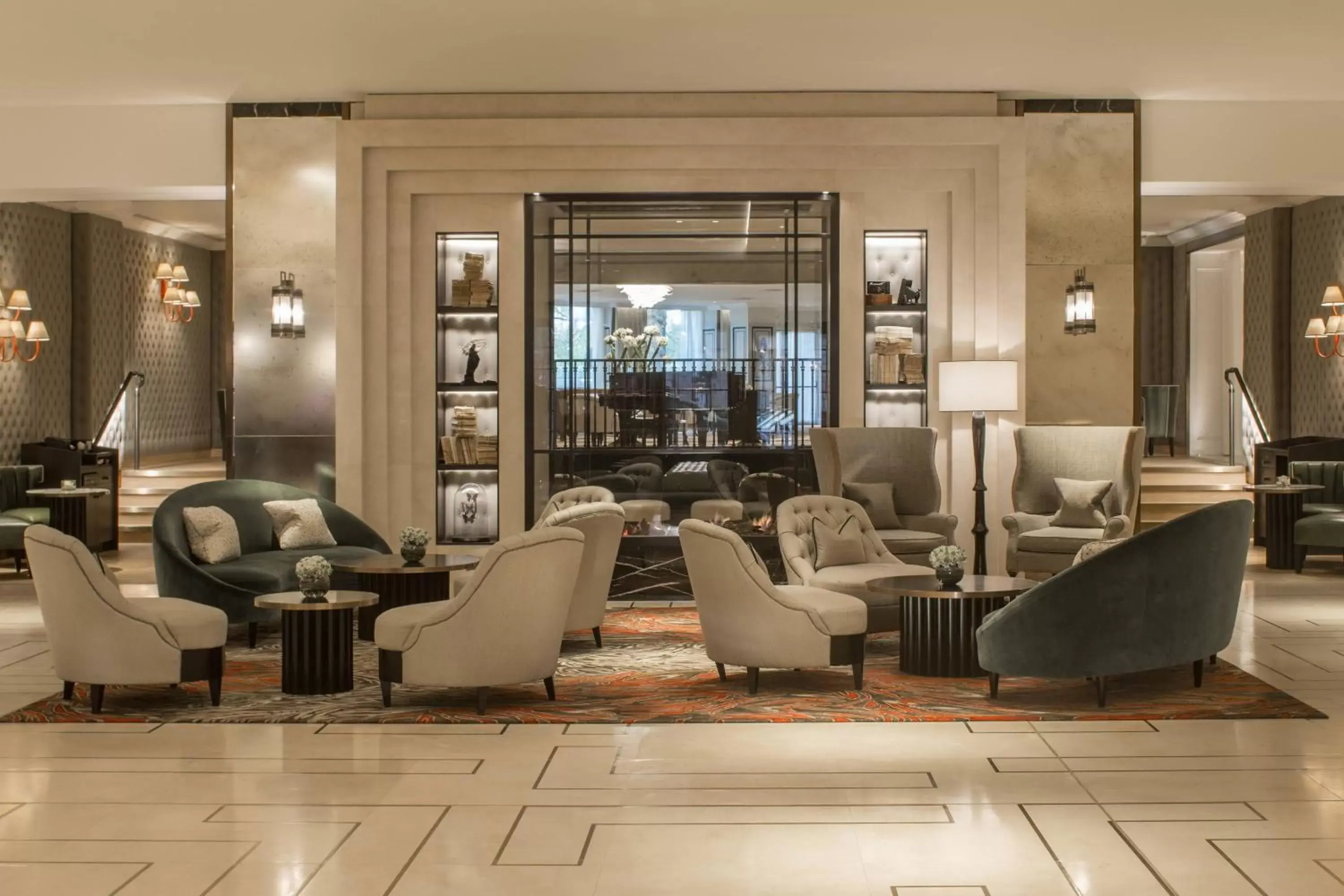 Lobby or reception, Lounge/Bar in JW Marriott Grosvenor House London