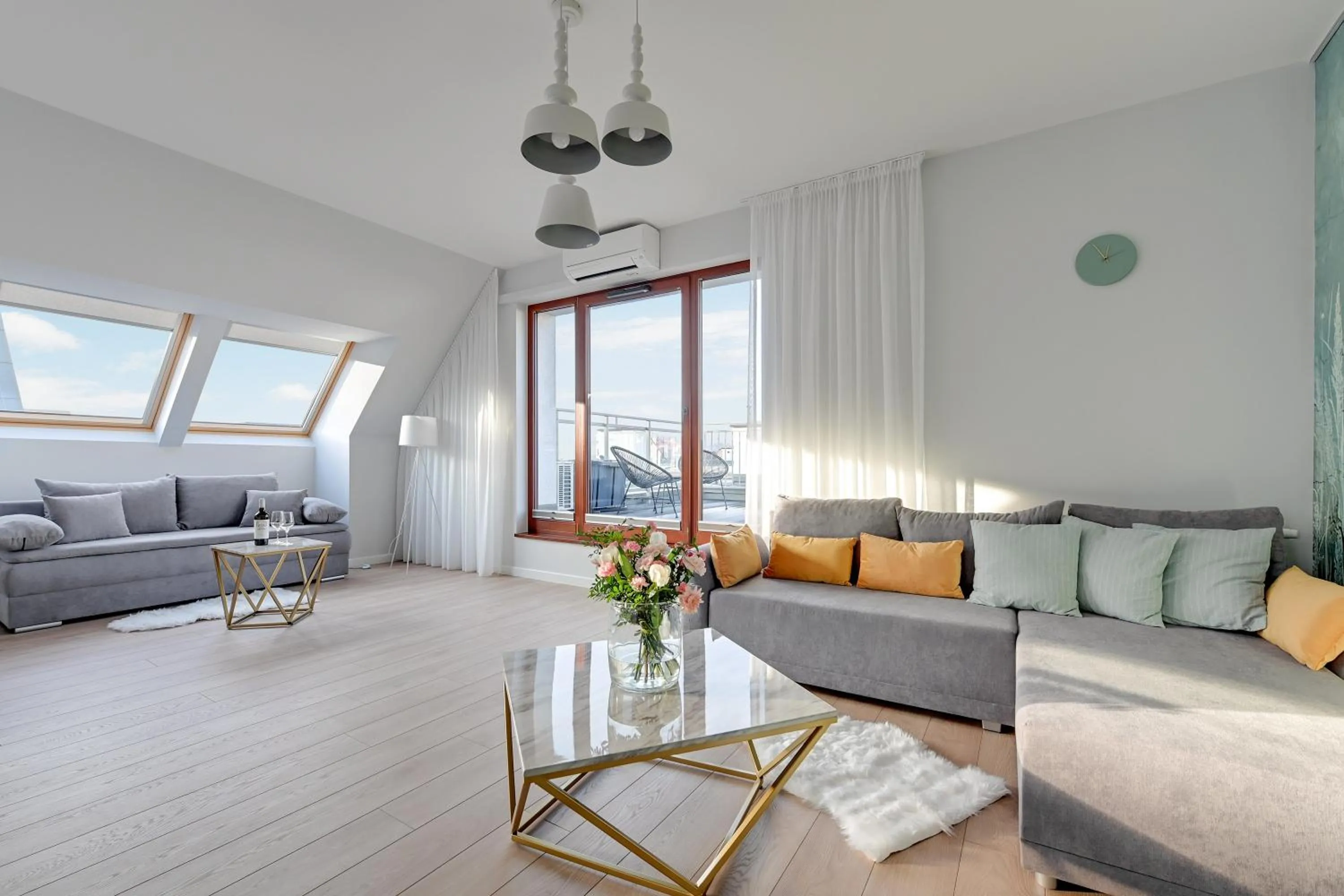 Living room in GRANO APARTMENTS Gdańsk Motława SPA & Wellness