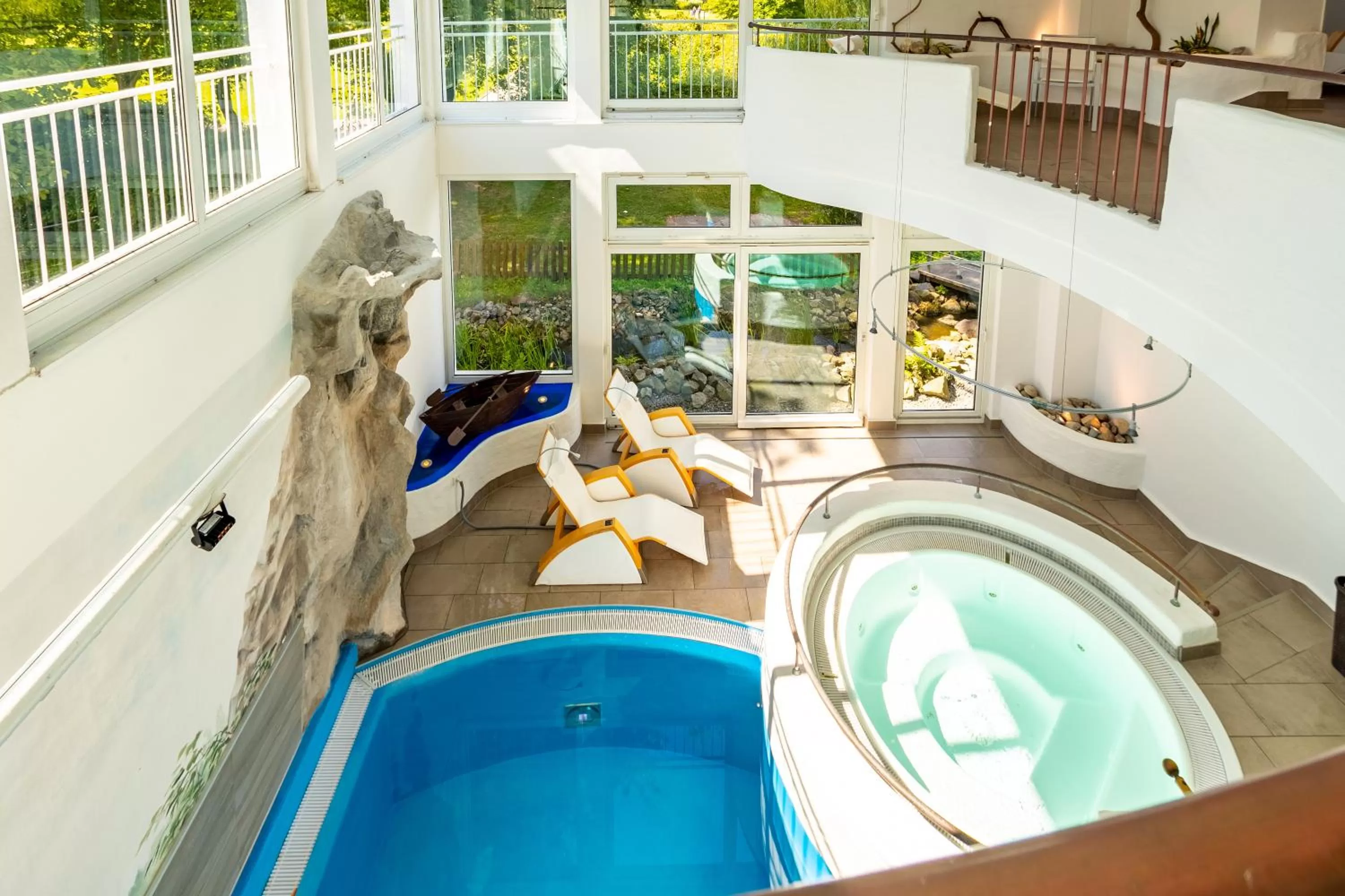 Hot Tub in Seehotel Fährhaus