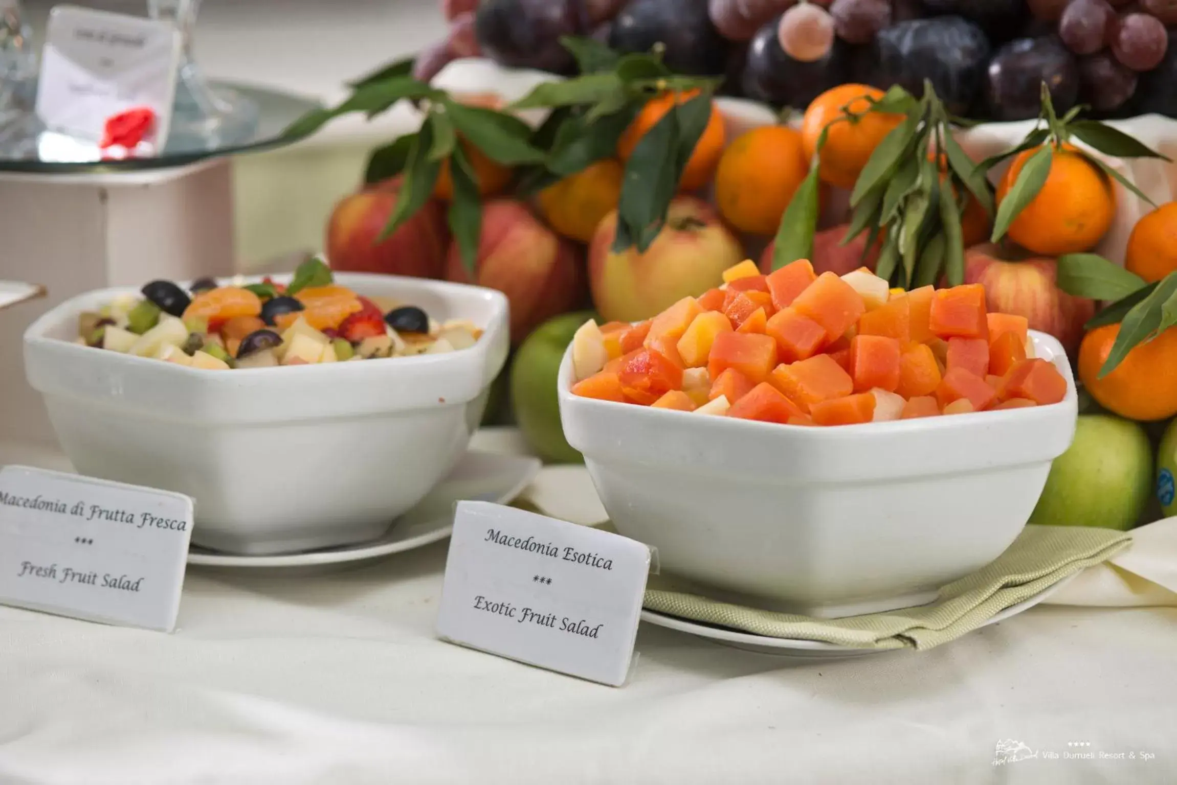 Continental breakfast in Hotel Villa Durrueli Resort & Spa