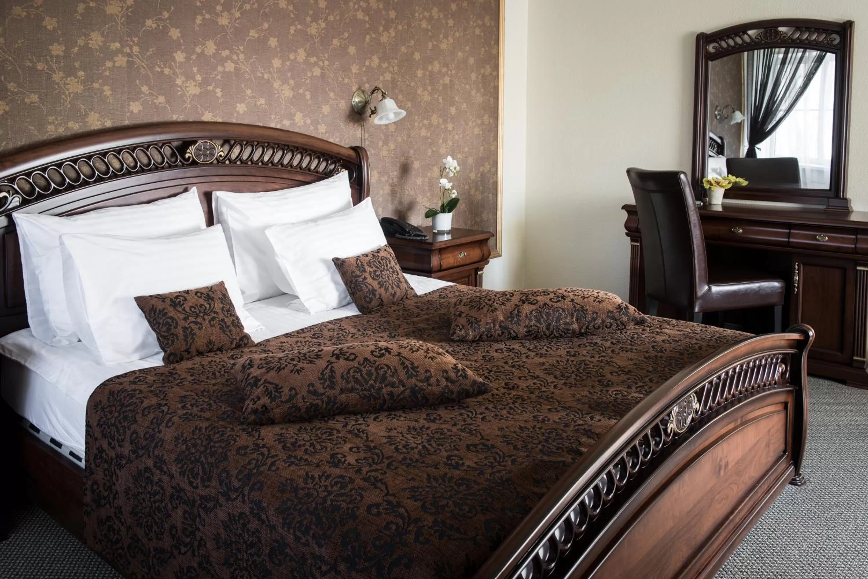 Bed in Hotel Sigulda