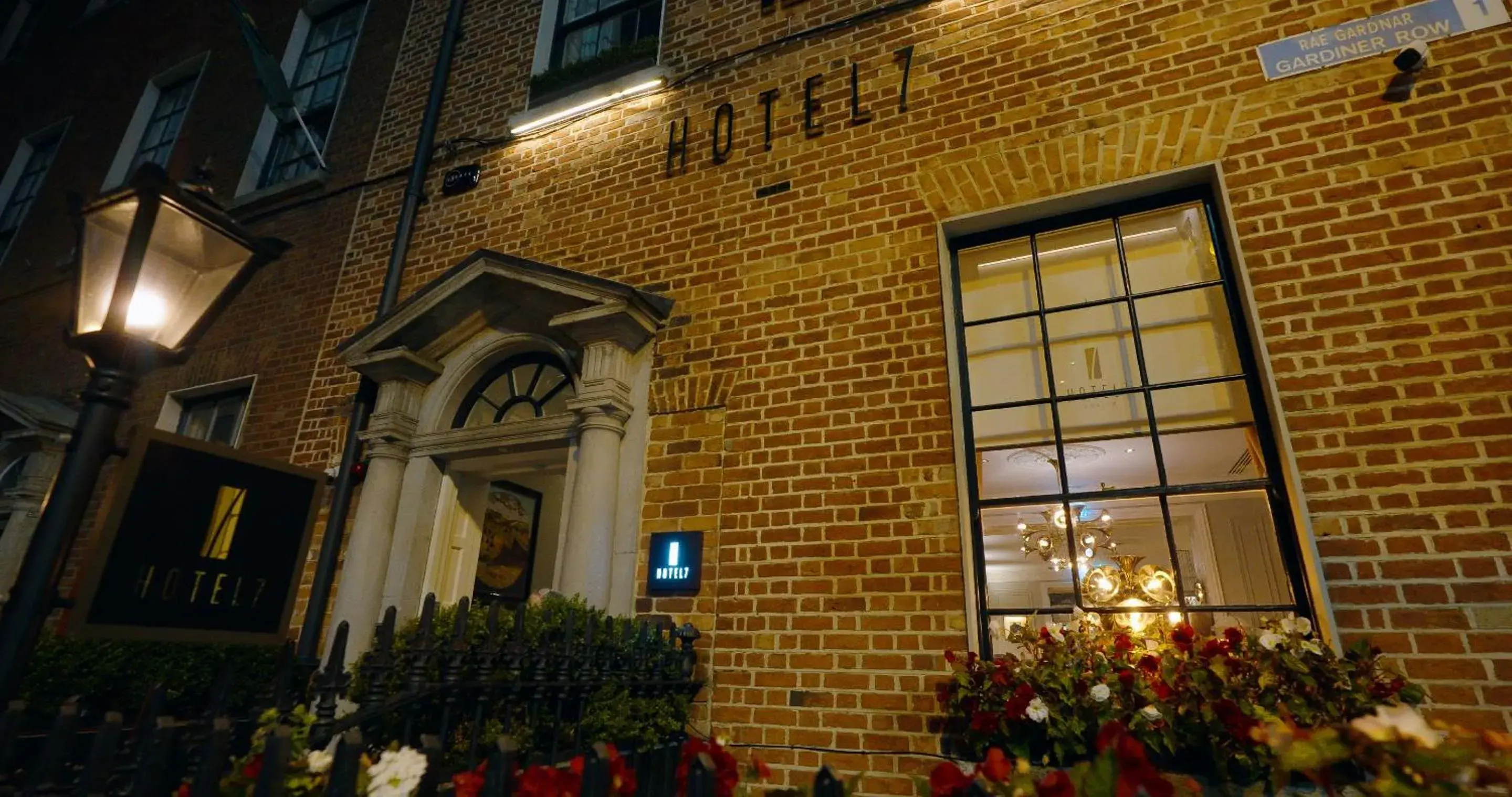 Facade/entrance in Hotel 7, Dublin City Centre Facade/entrance in Hotel 7, Dublin City Centre