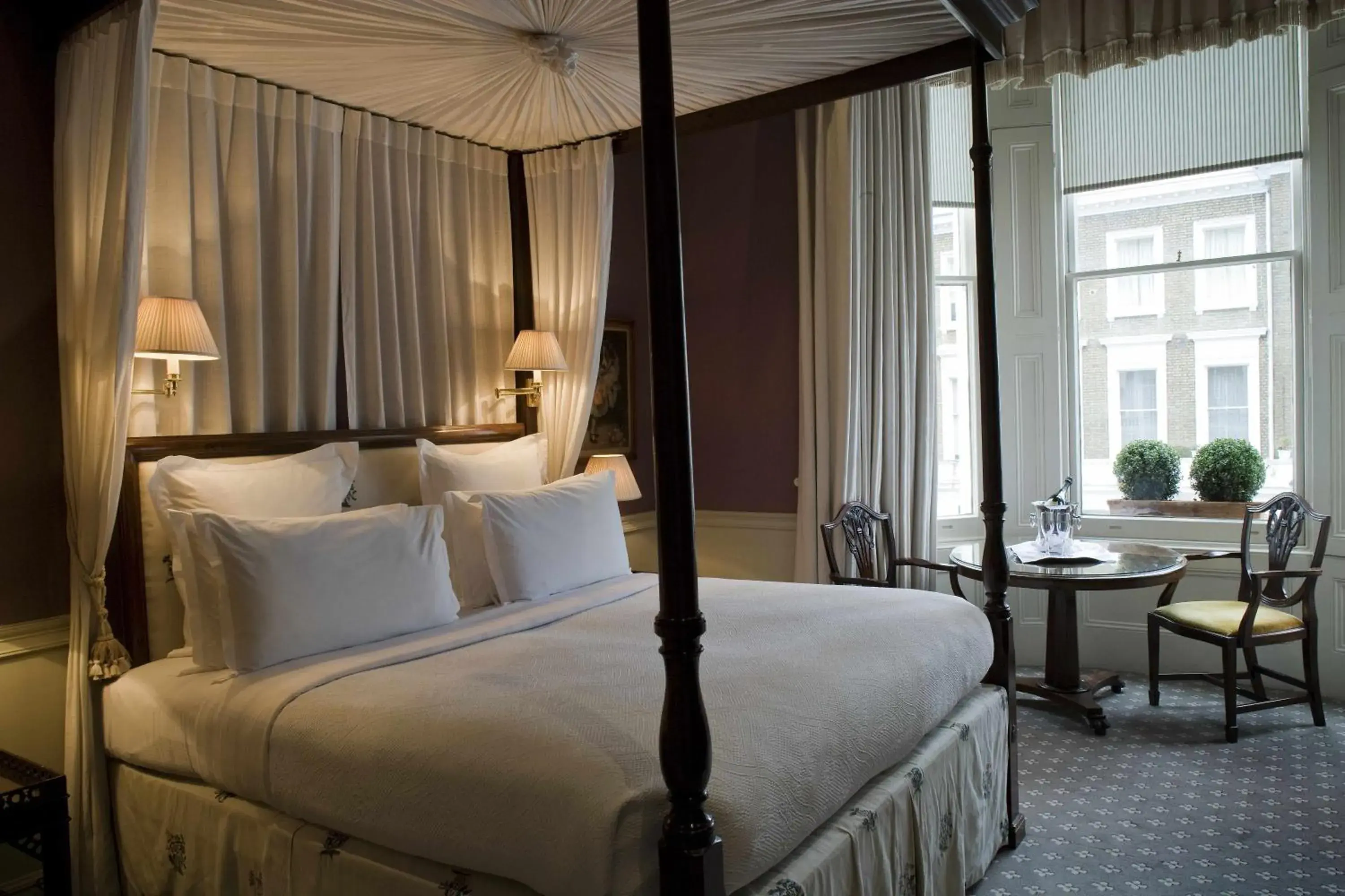 Double Room with Four Poster Bed in The Cranley Hotel