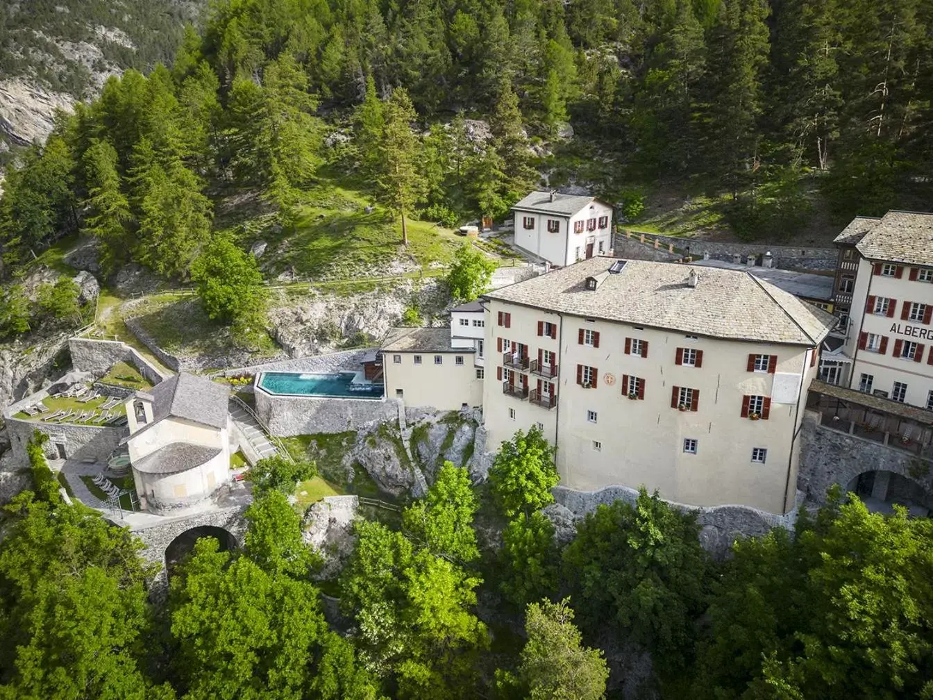 Bird's eye view in QC Hotel Bagni Vecchi Bird's eye view in QC Hotel Bagni Vecchi