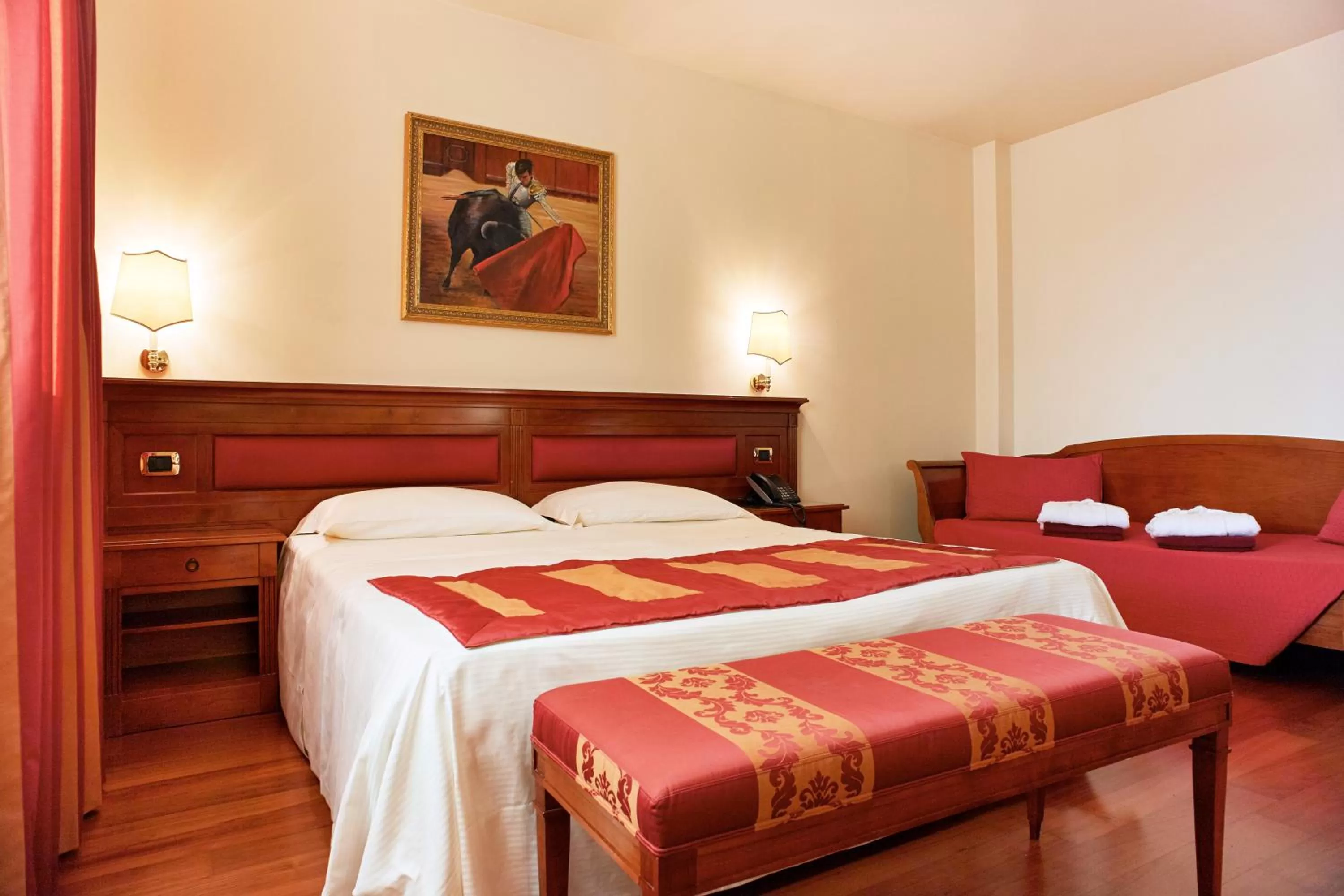 Bedroom, Bed in Villa Quaranta Tommasi Wine Hotel & SPA