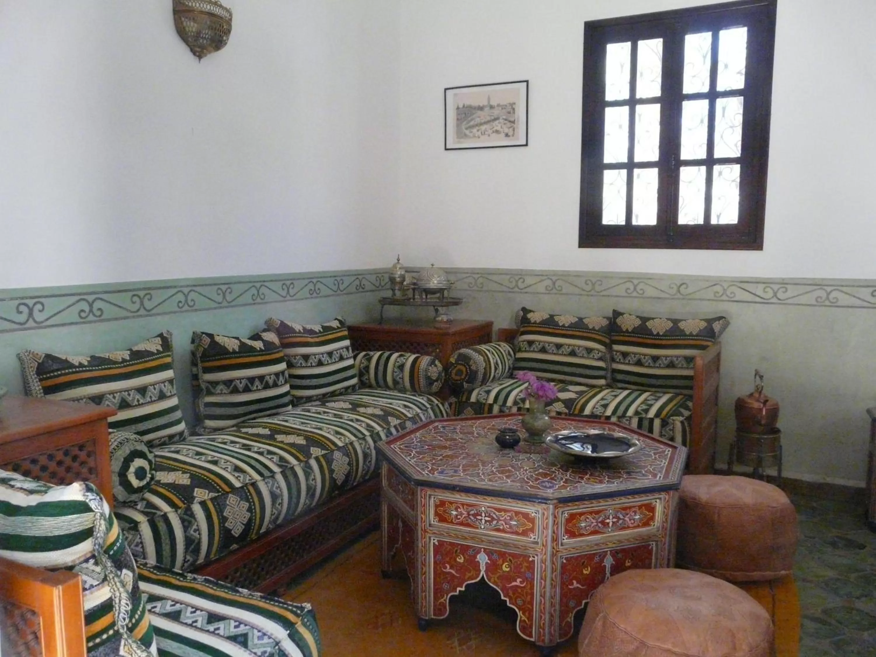 Living room in Dar Nakhla - Zagora guest house