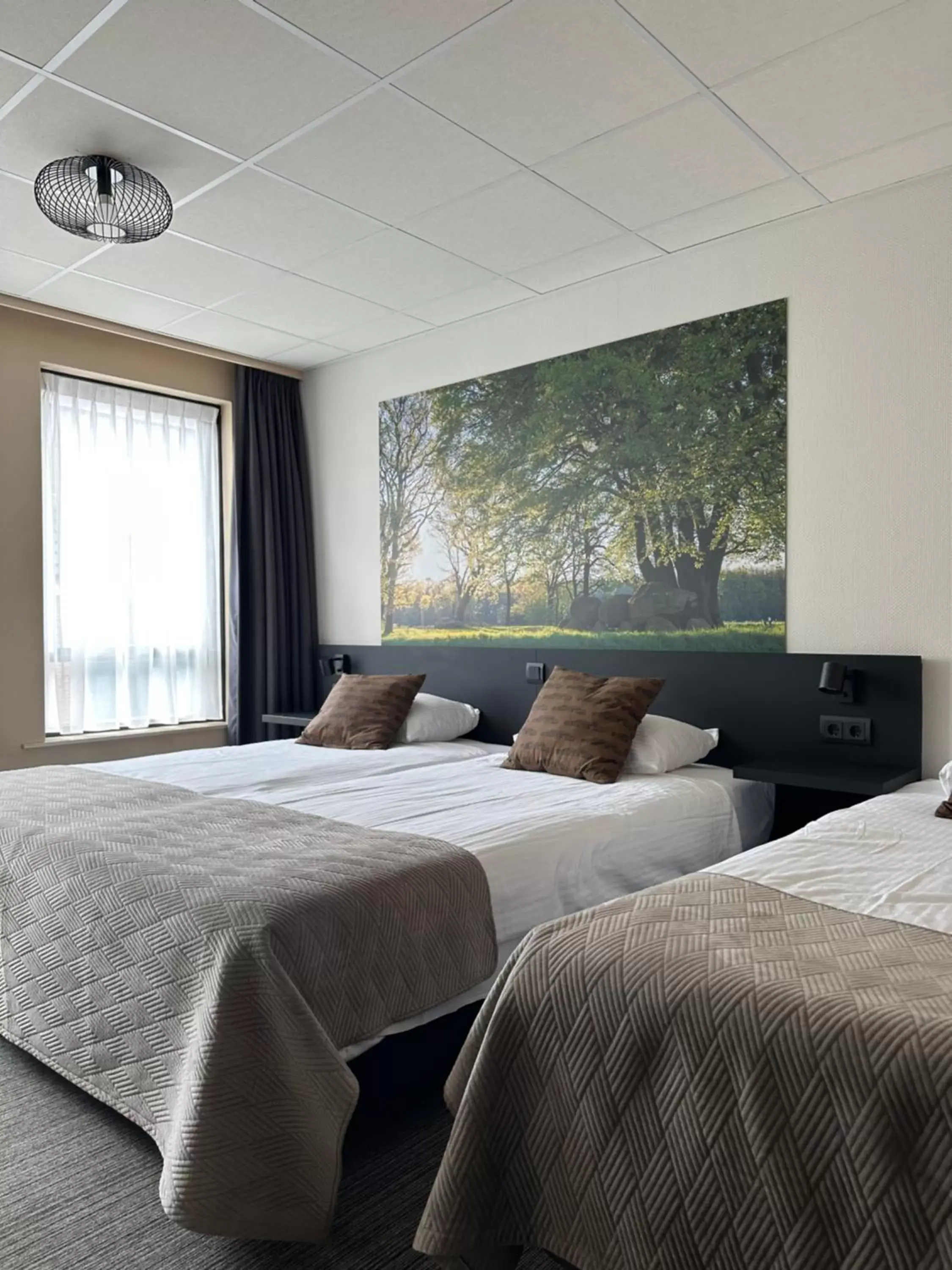 Bed in Hotel Restaurant Talens Coevorden