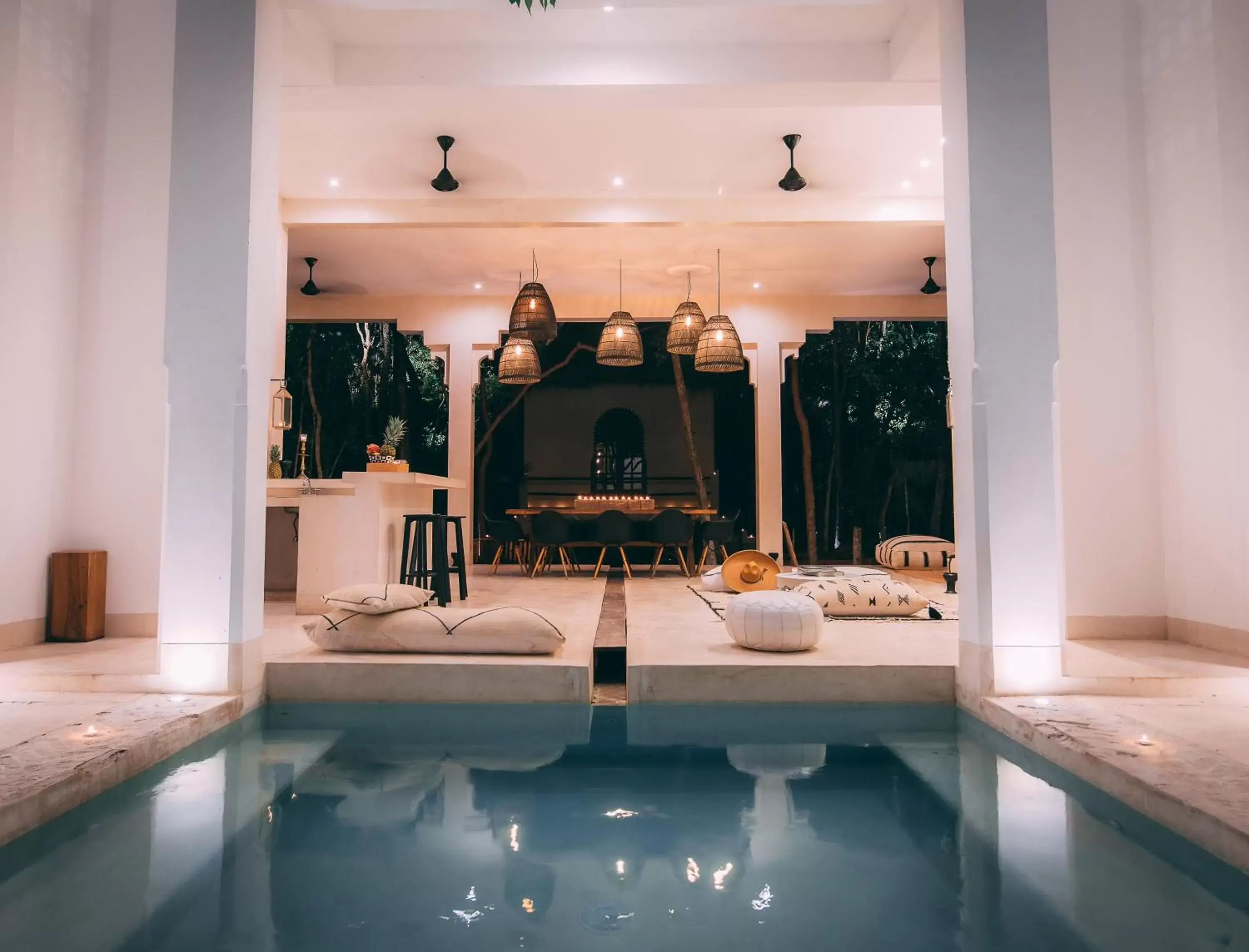 Living room in Ambre & Epices Jungle Hotel & Spa