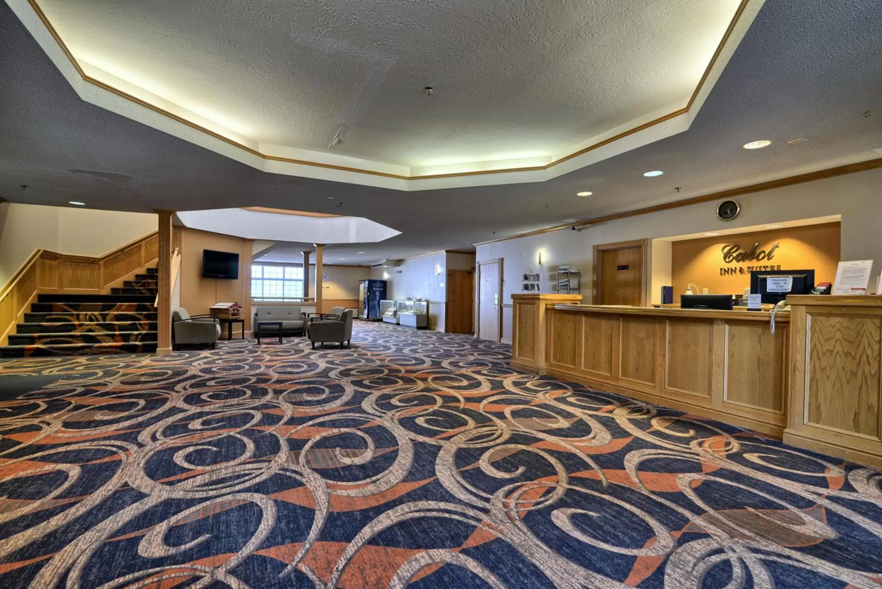 Lobby or reception in Cabot Inn & Suites Lobby or reception in Cabot Inn & Suites