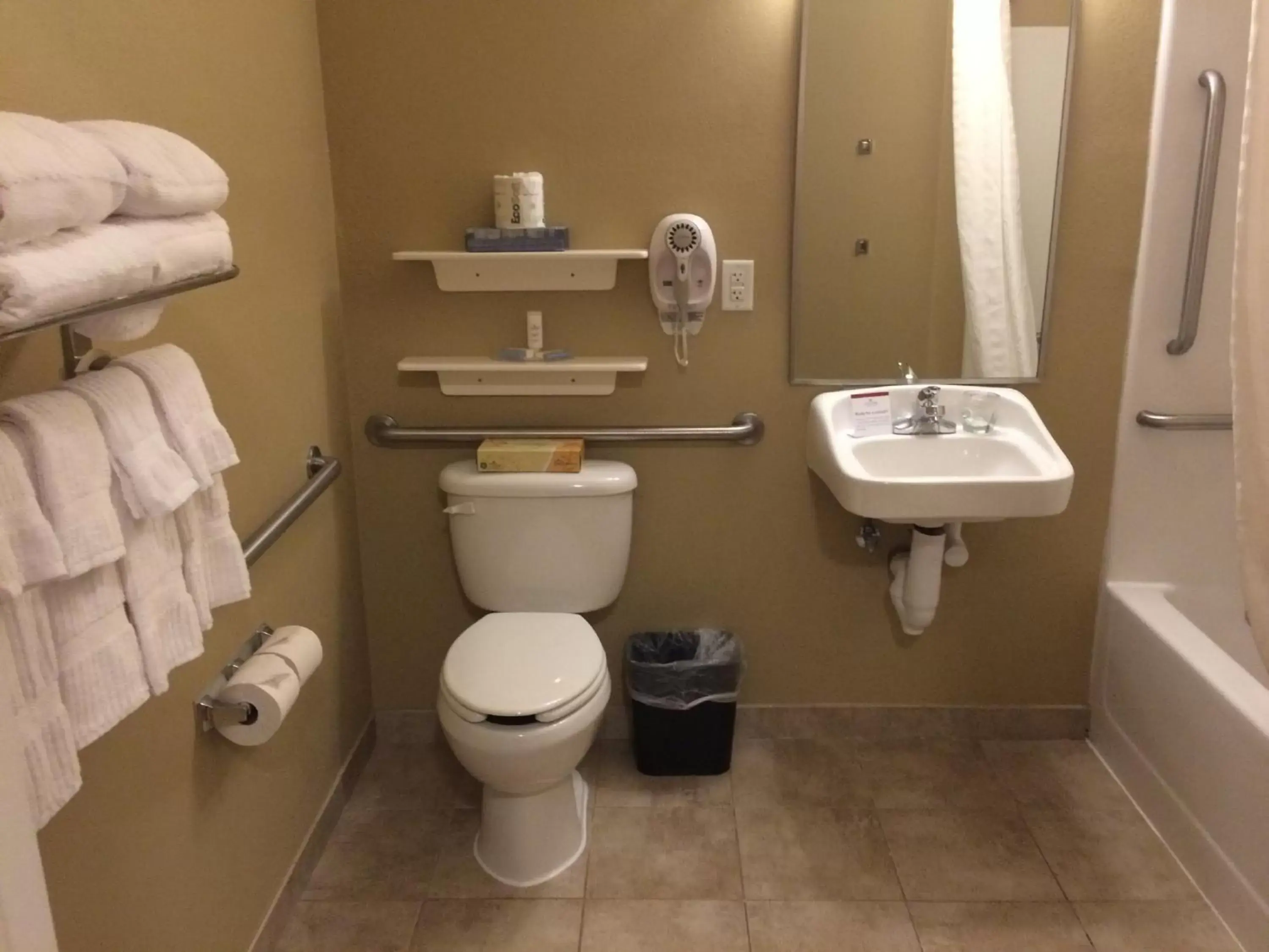 Bathroom in Candlewood Suites Watertown Fort Drum, an IHG Hotel