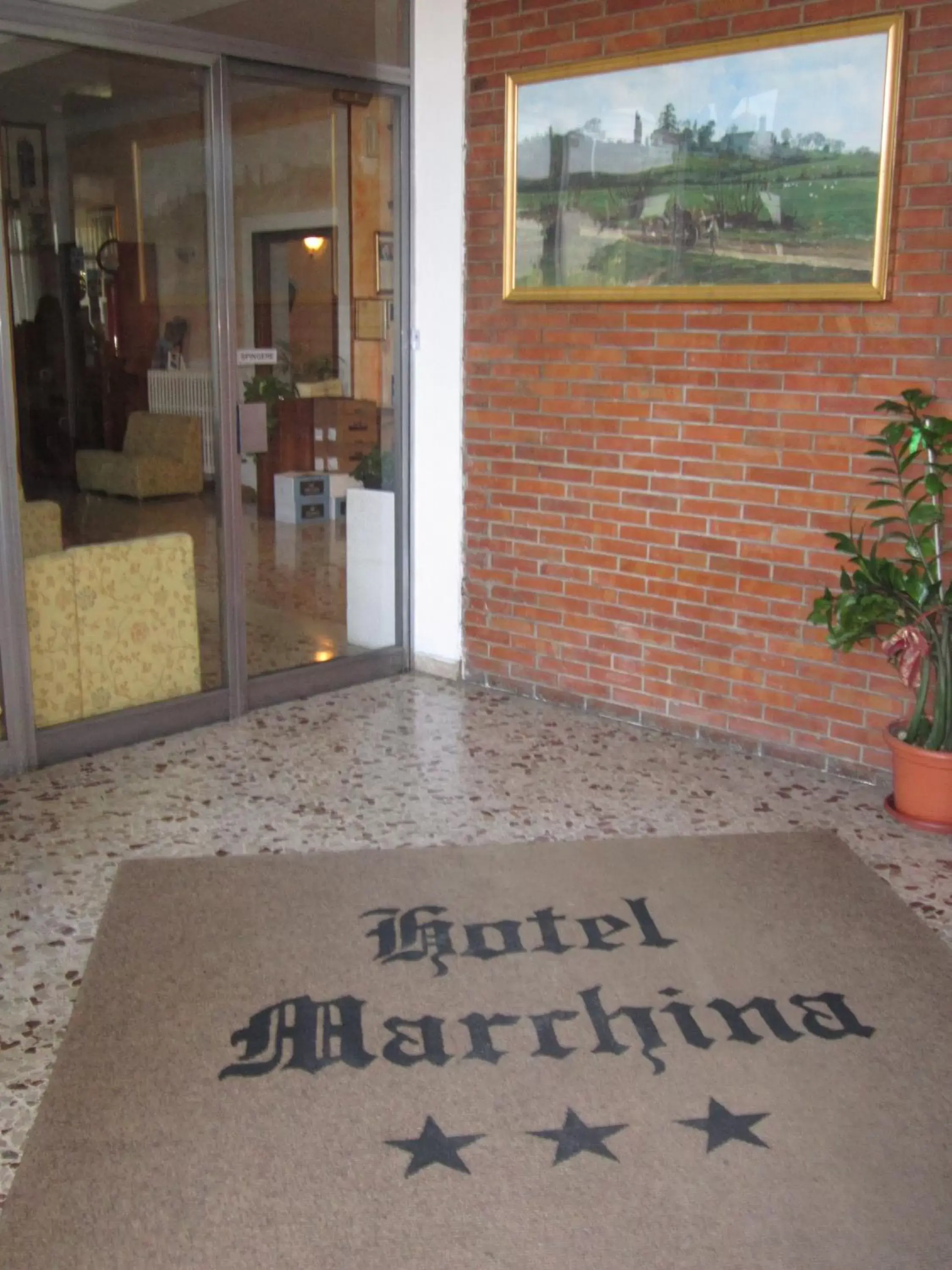 Lobby or reception in Hotel Marchina