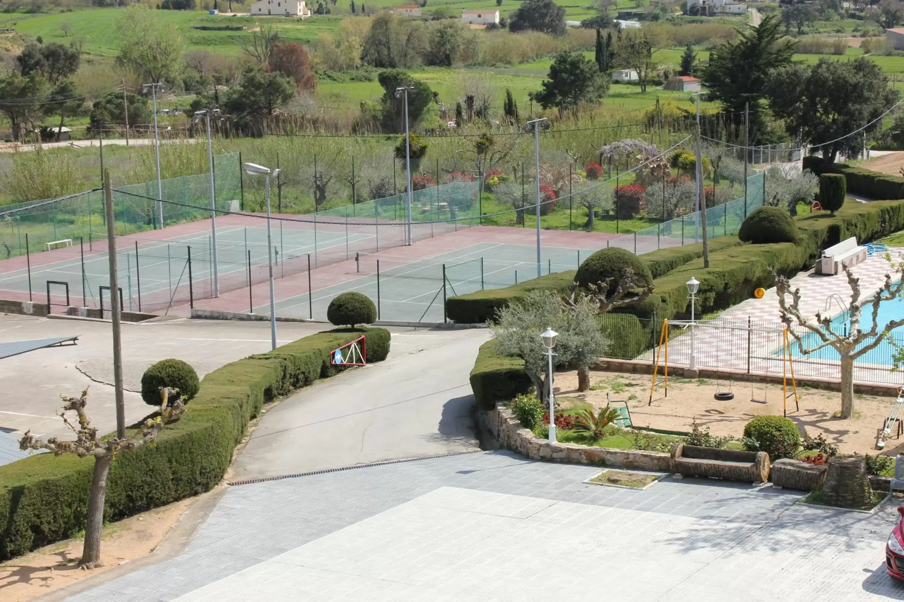 Tennis court in Ca La Maria