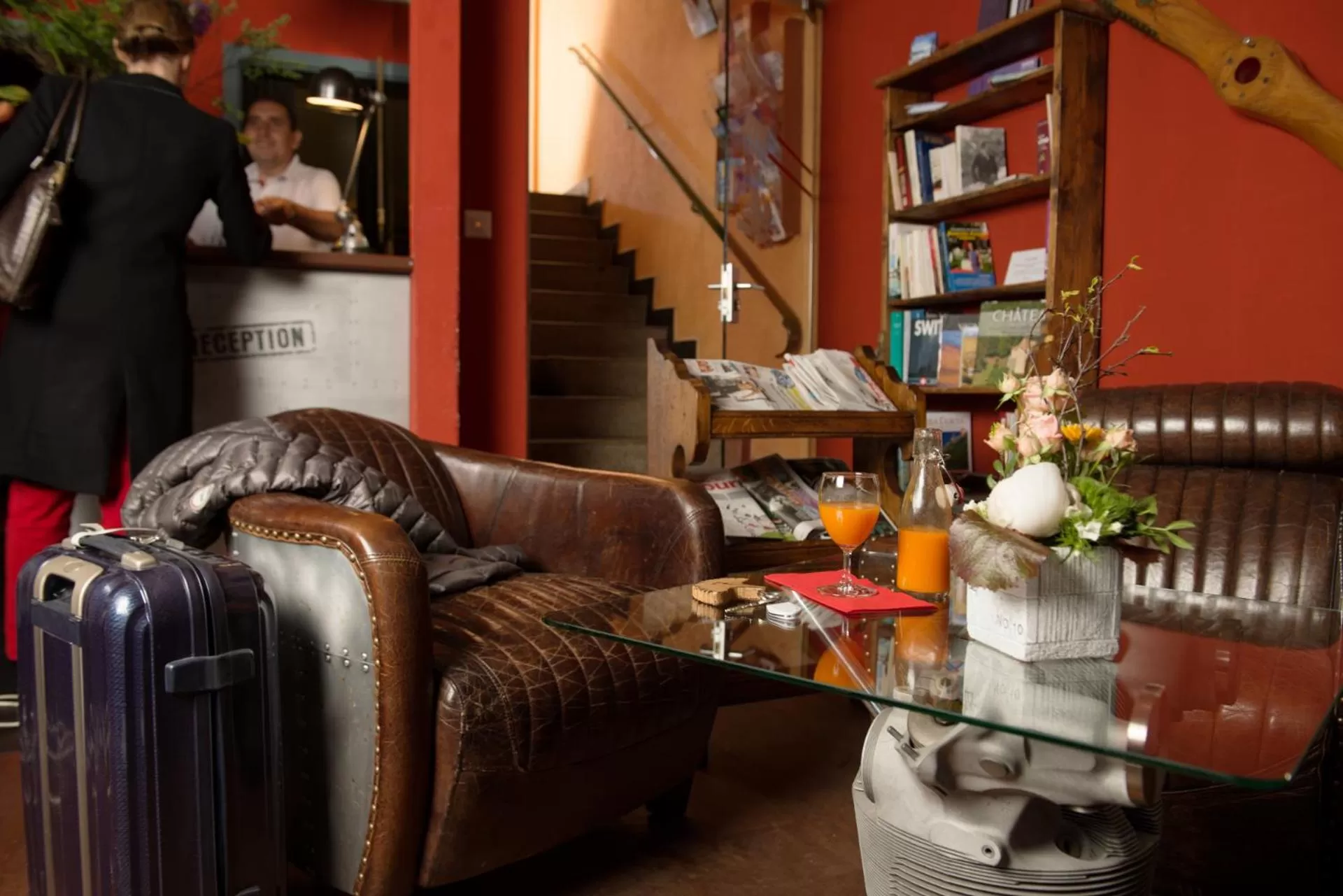 Decorative detail in Hostellerie de Genève