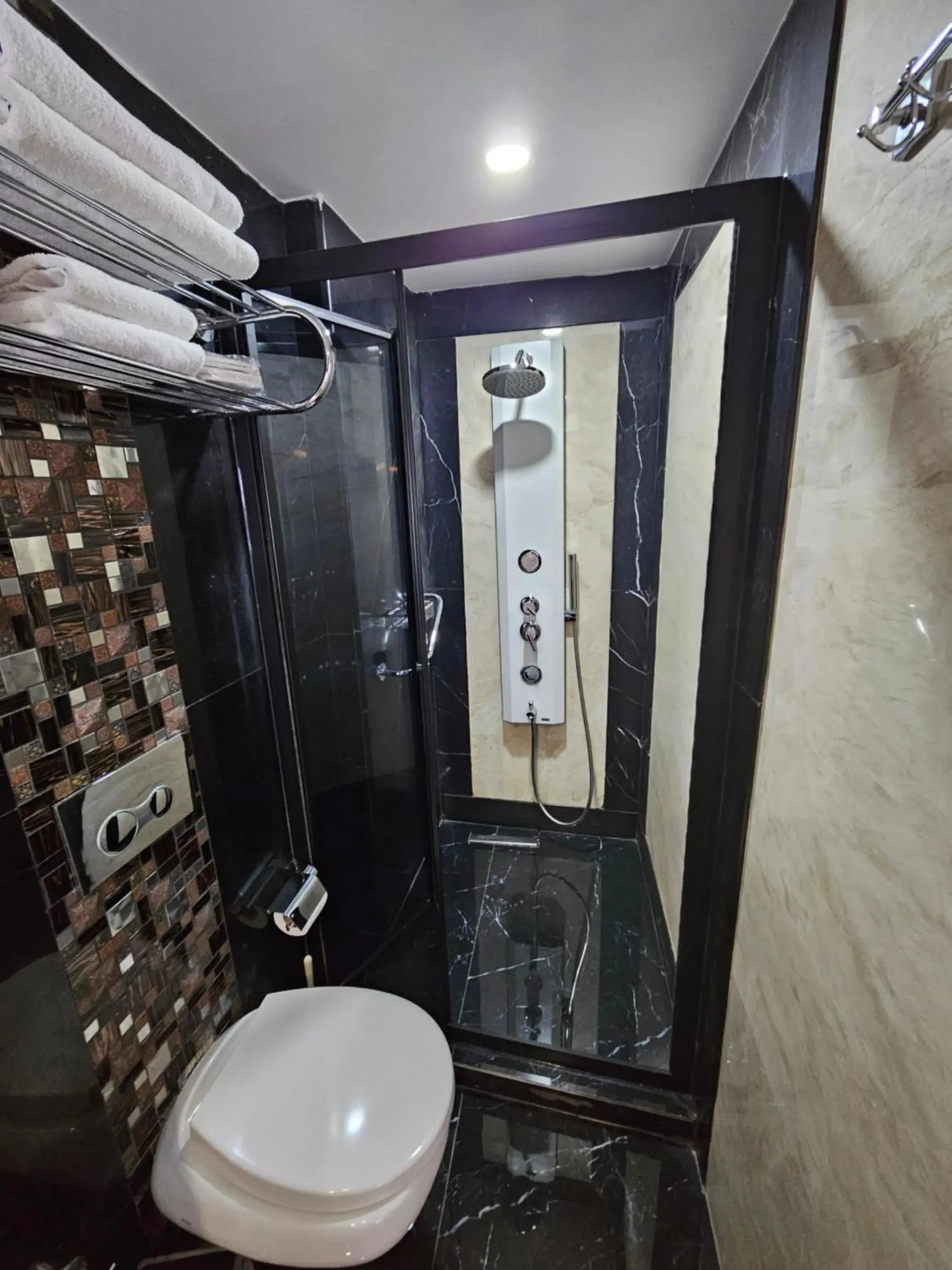 Bathroom in Anthemis Hotel