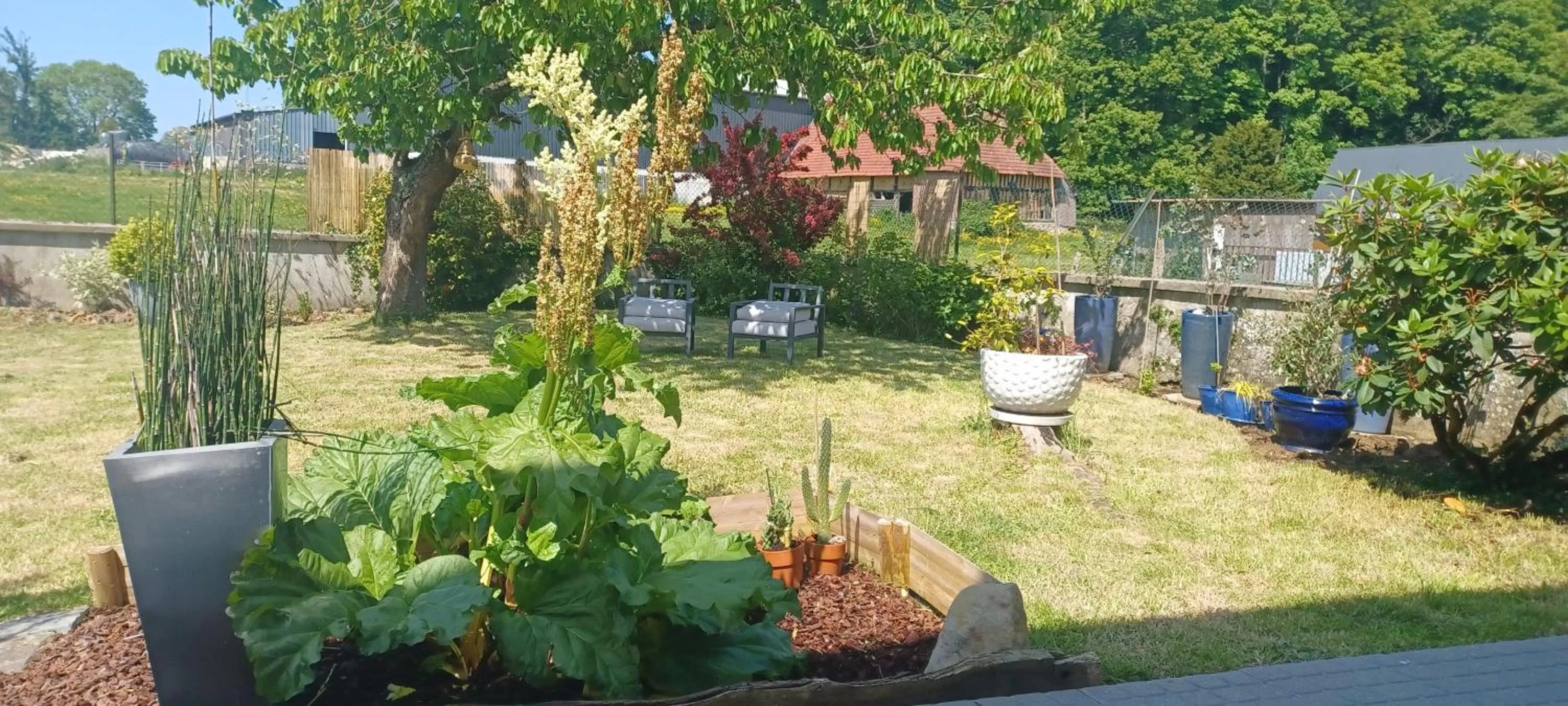 Spring, Garden in Lin et l'hôte