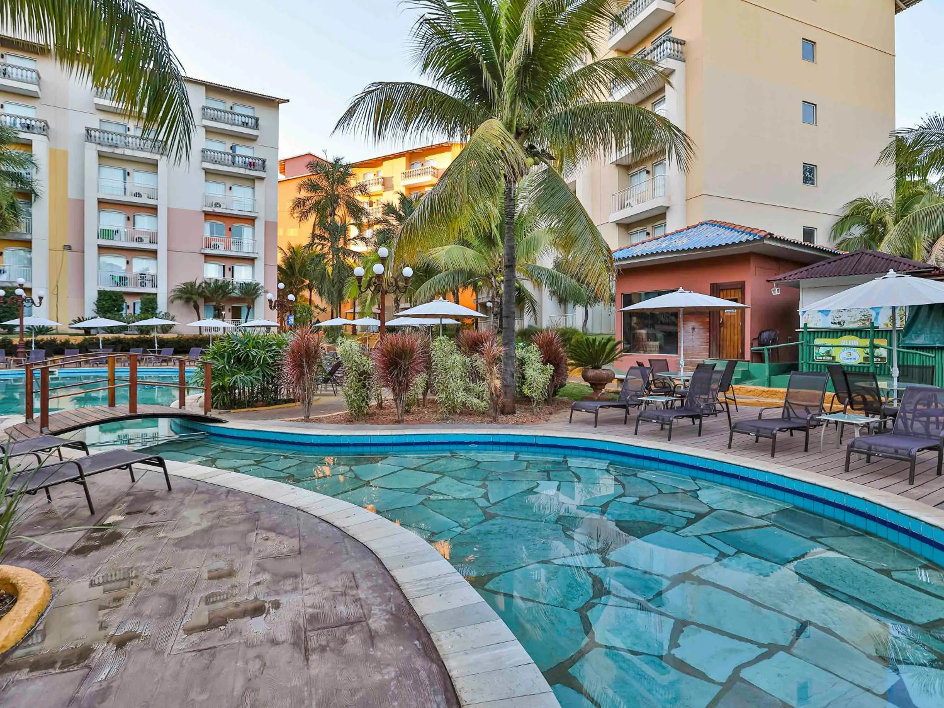 Swimming pool in Thermas de Olimpia Resort