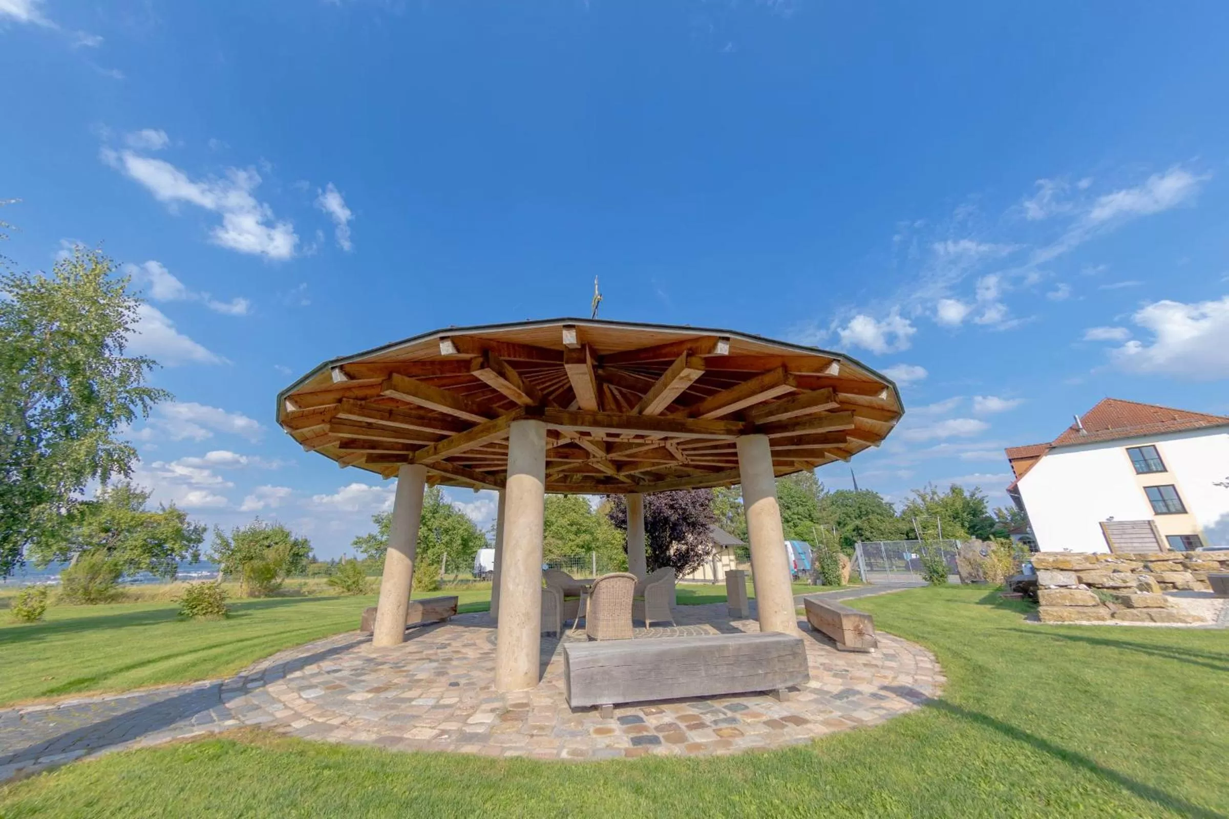Garden in Hotel Schwartze