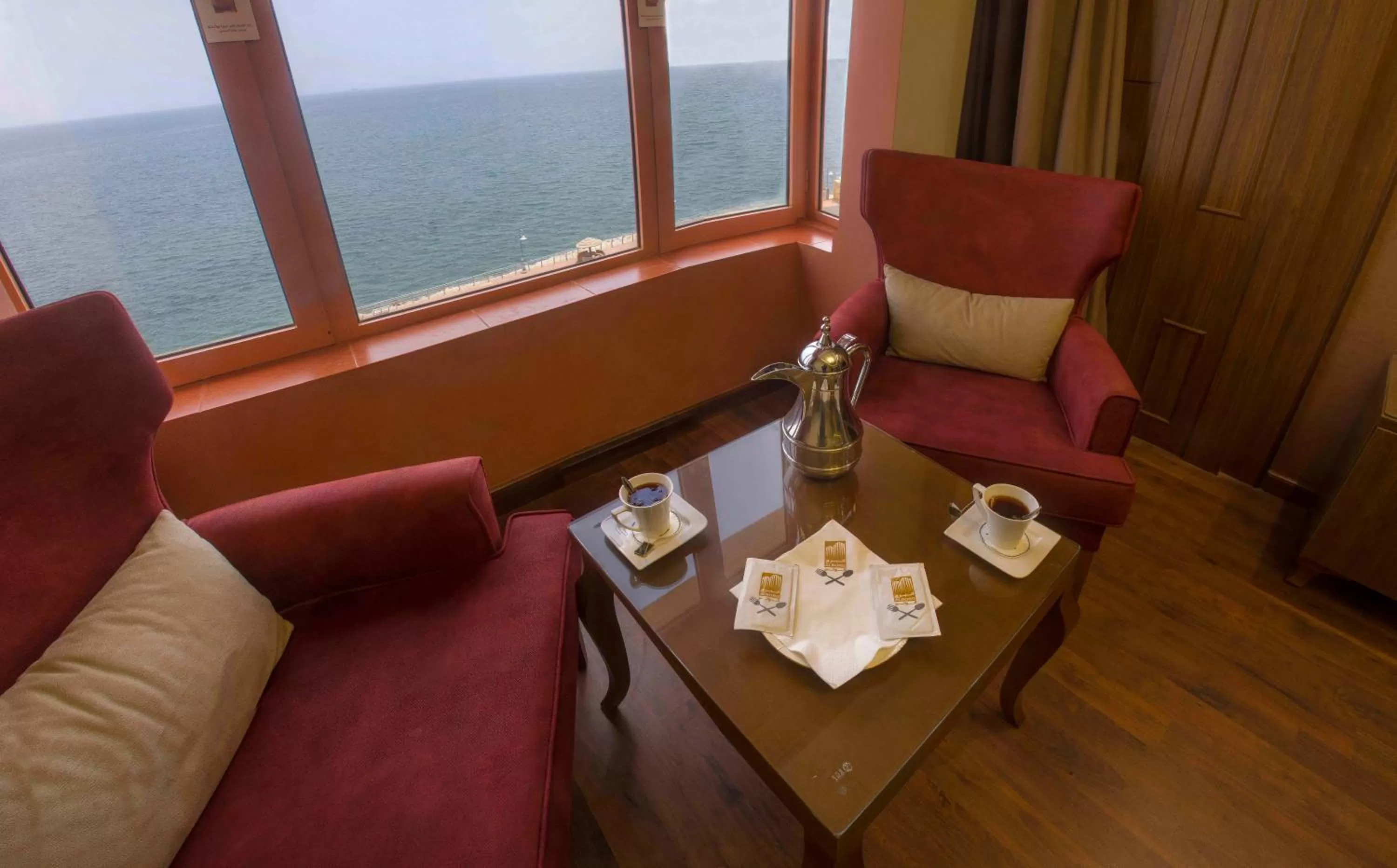 Seating area in Al-Borg Al-Watheer Serviced apartments