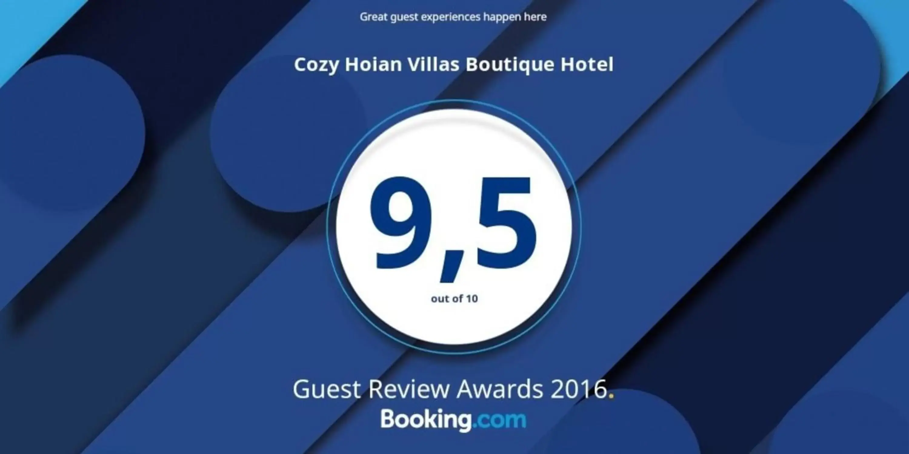 Certificate/Award in Cozy Hoian Villas Boutique Hotel