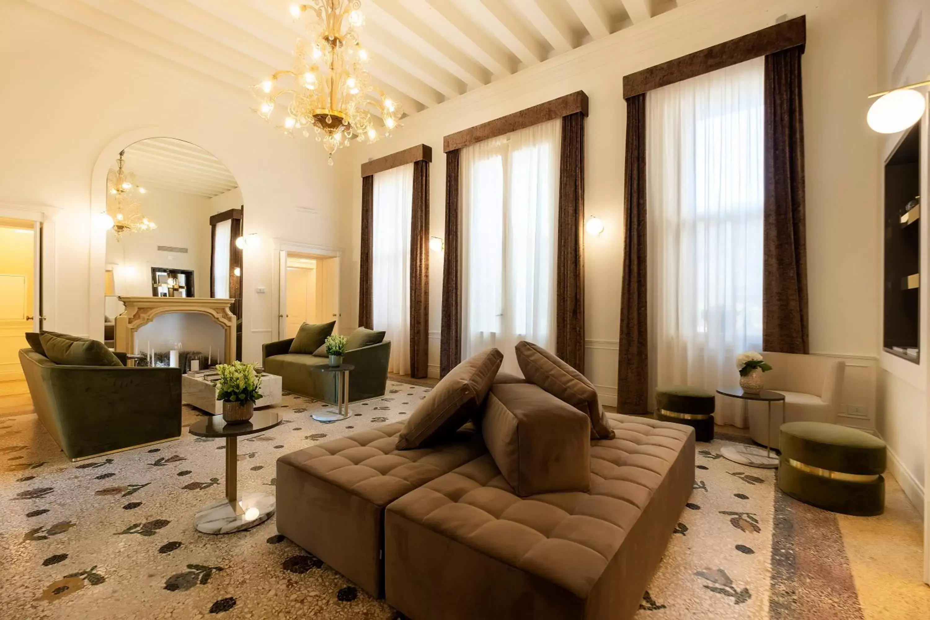 Living room, Seating Area in Hotel Villa Soligo - Small Luxury Hotels of the World