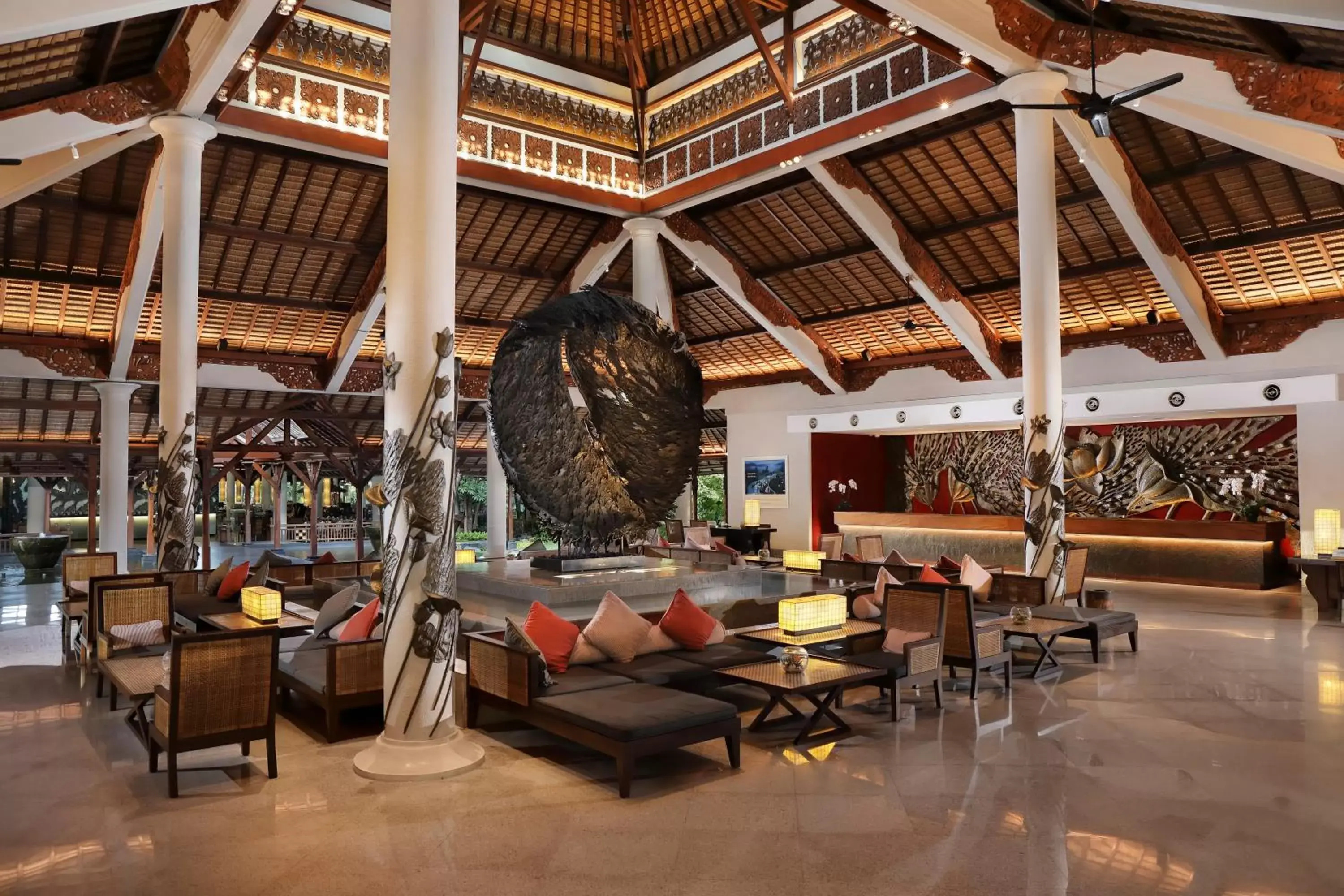 Lobby or reception, Restaurant/Places to Eat in Padma Resort Legian