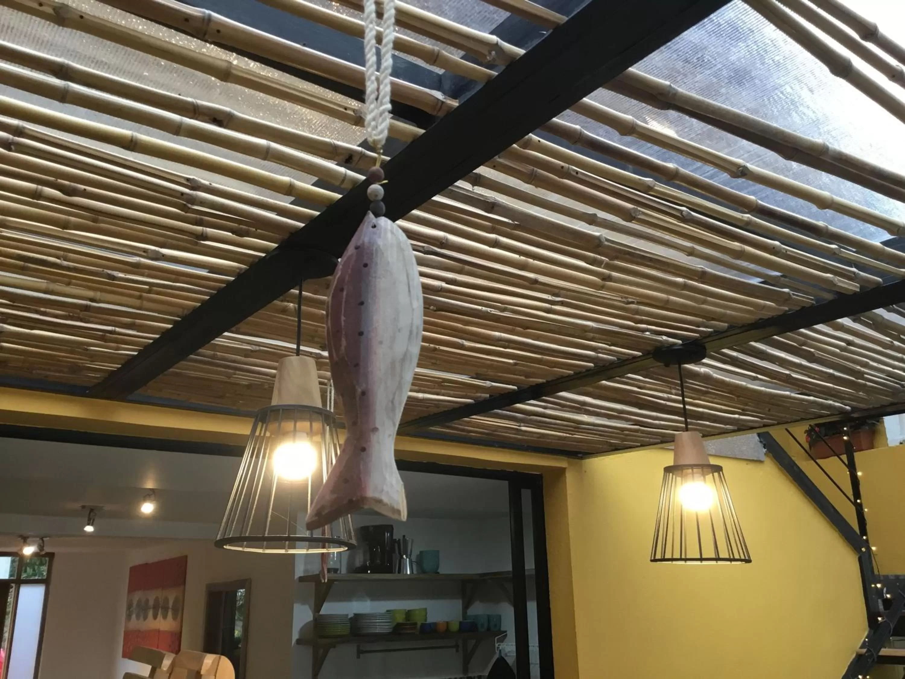 Patio in Hotel La Caracola