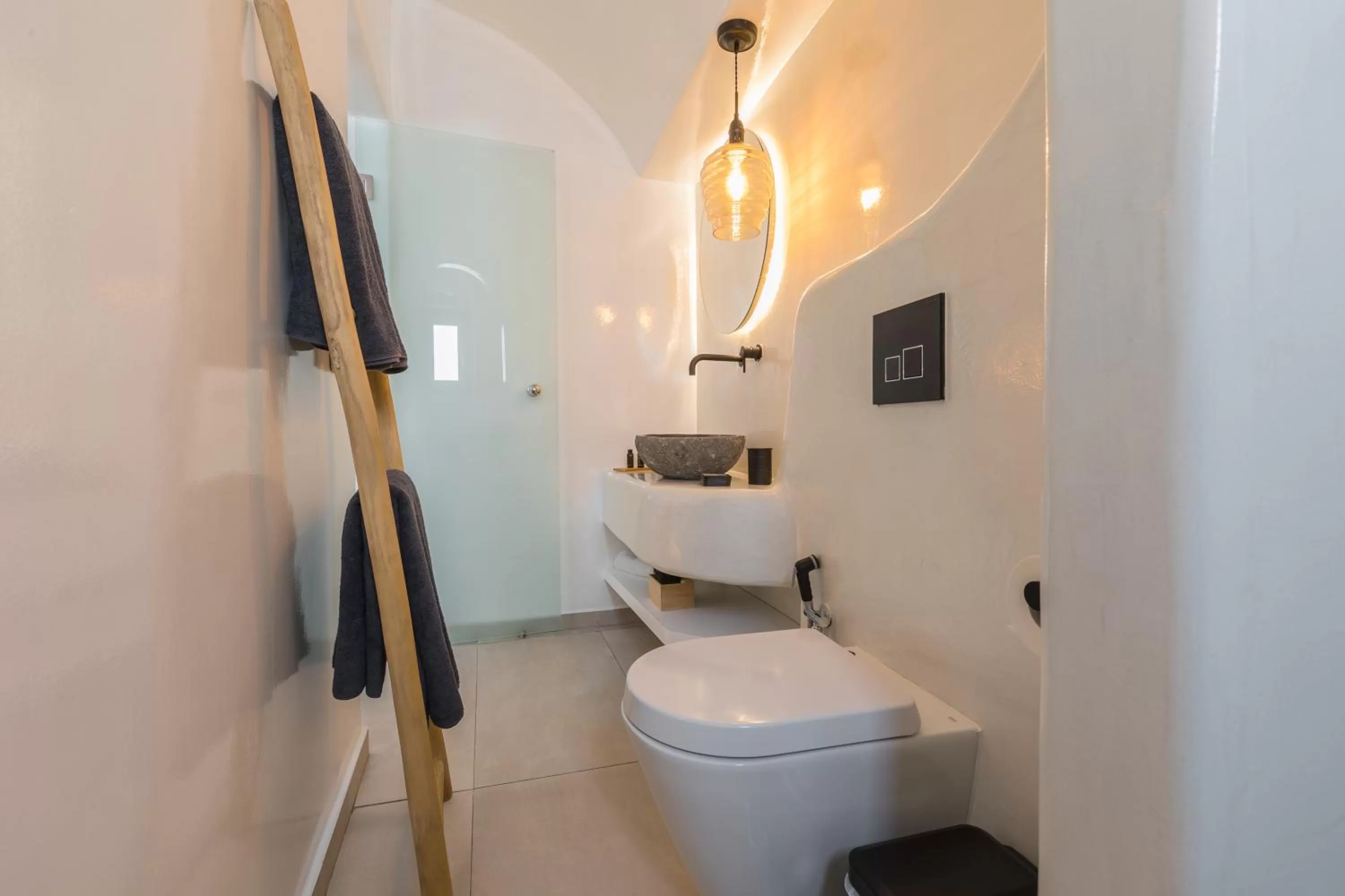 Bathroom in Eternity Suites Santorini