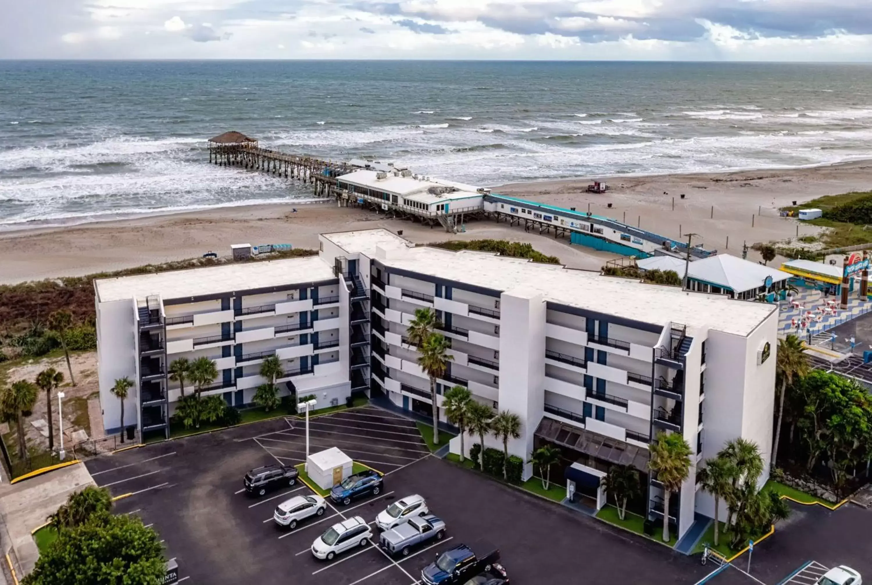 Property building, Bird's-eye View in La Quinta by Wyndham Cocoa Beach Oceanfront