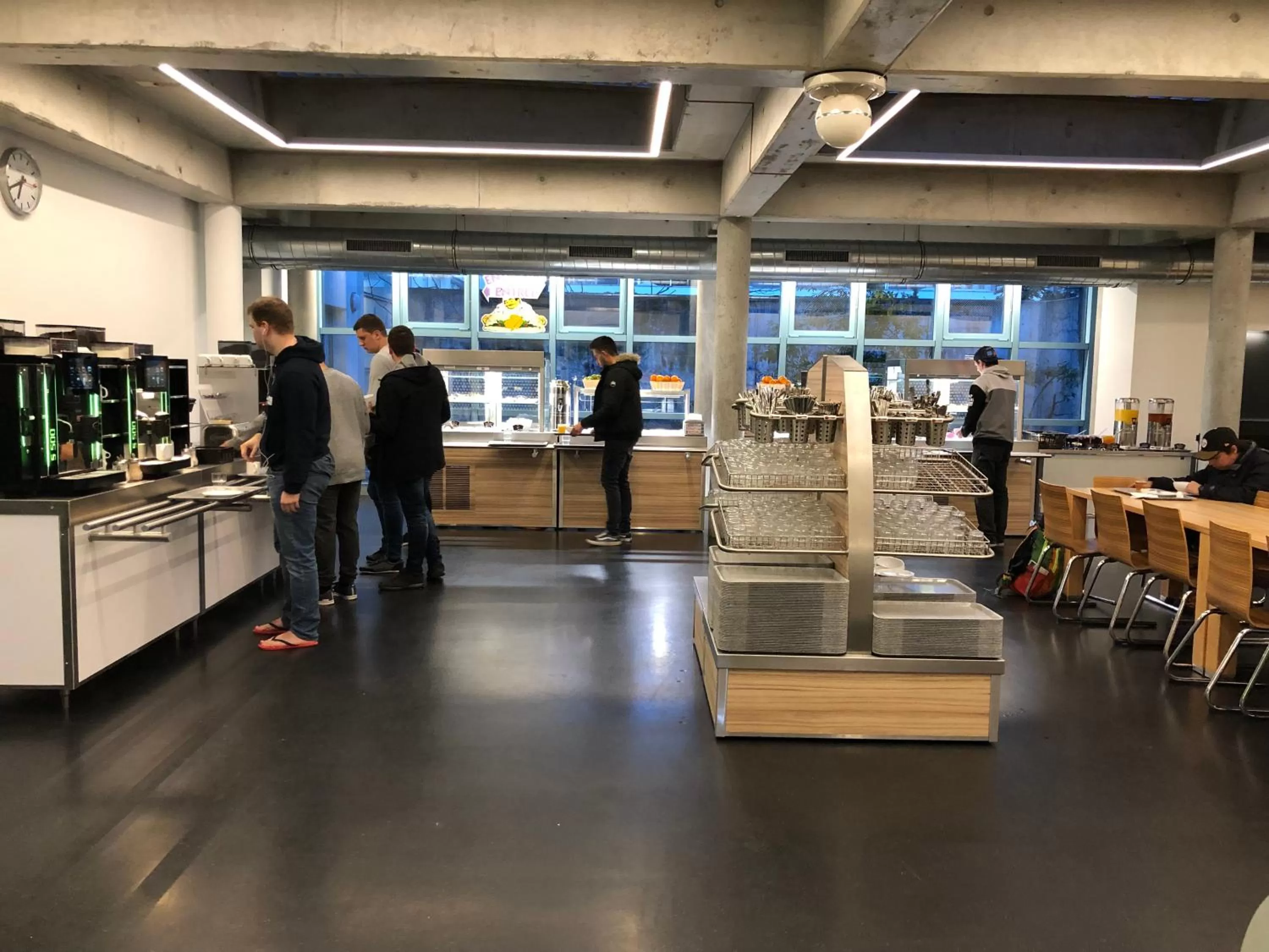 Breakfast in Geneva Hostel