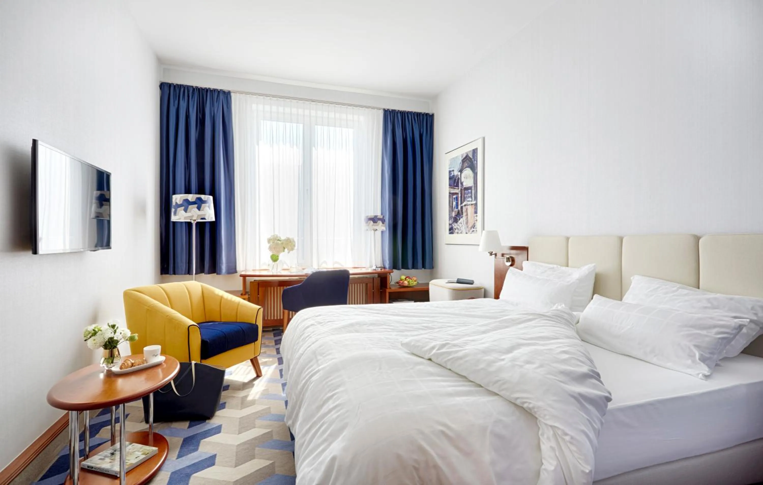 Photo of the whole room, Bed in Seaside Park Hotel Leipzig