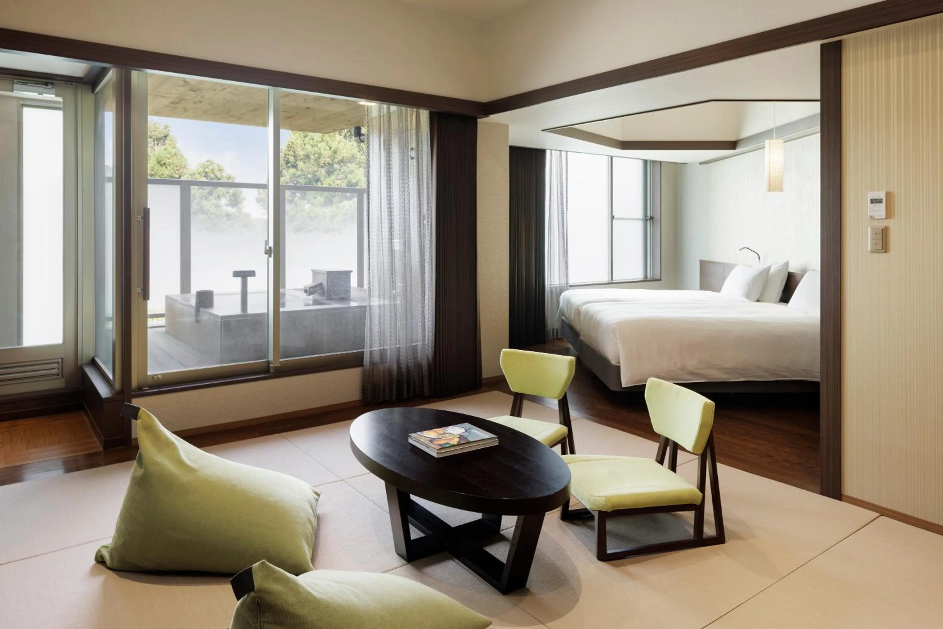 Bed in Laforet Hakone Gora Yunosumika