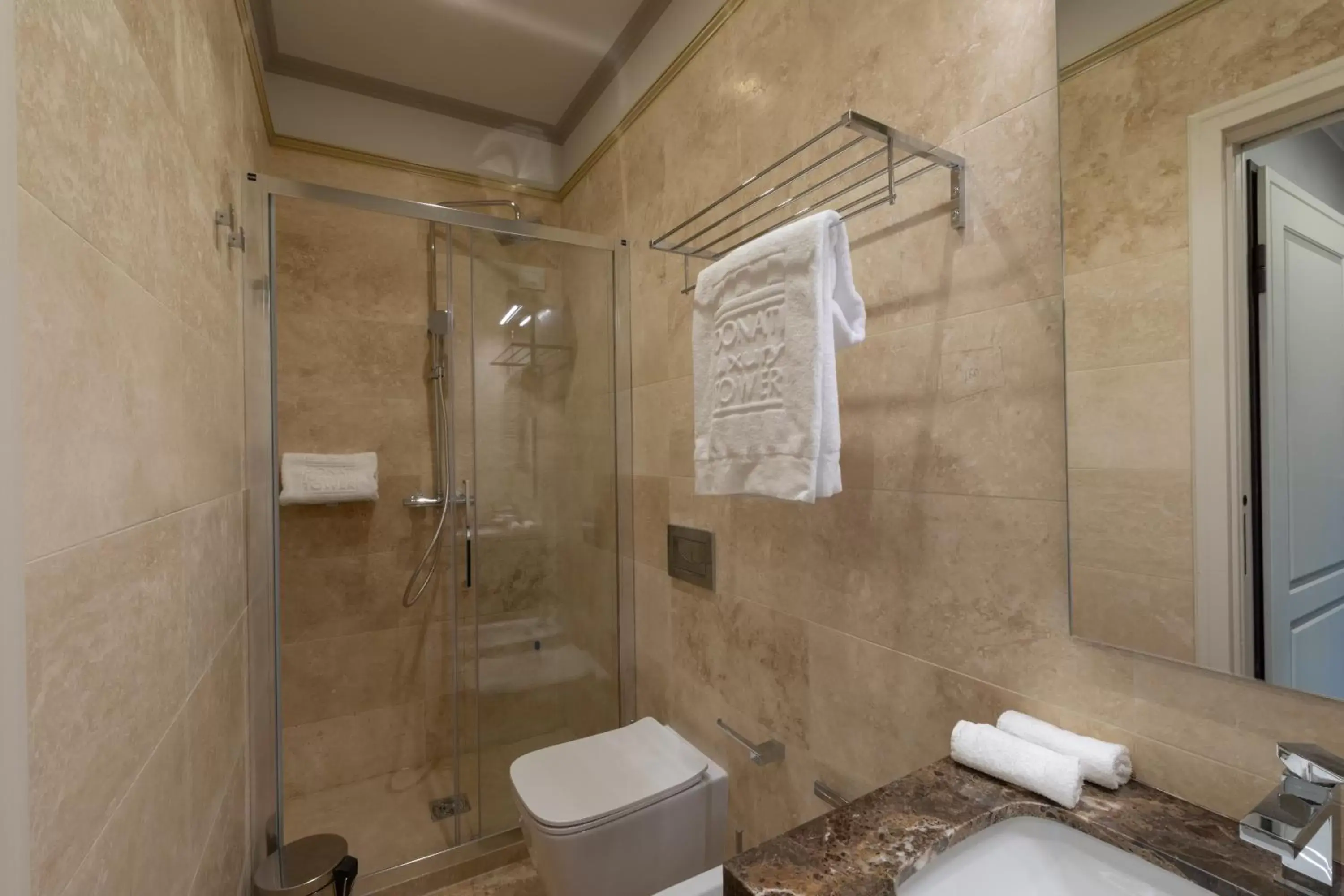 Shower, Bathroom in Donati Luxury Tower Suites