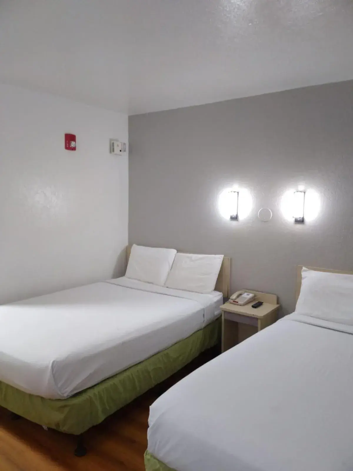 Bed in Motel 6 Ogden, UT- Downtown