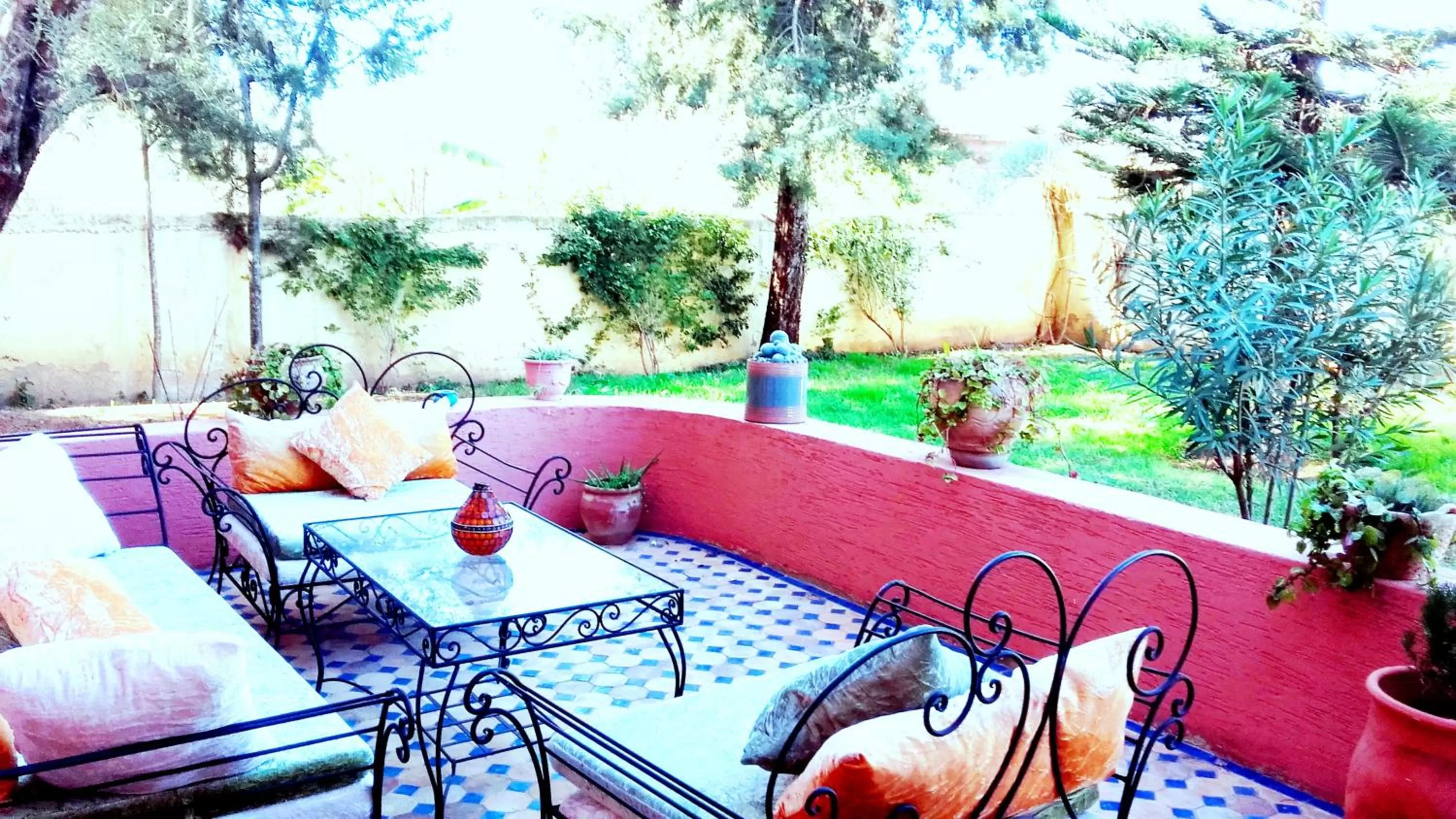 Balcony/Terrace in Riad Dar Zidane